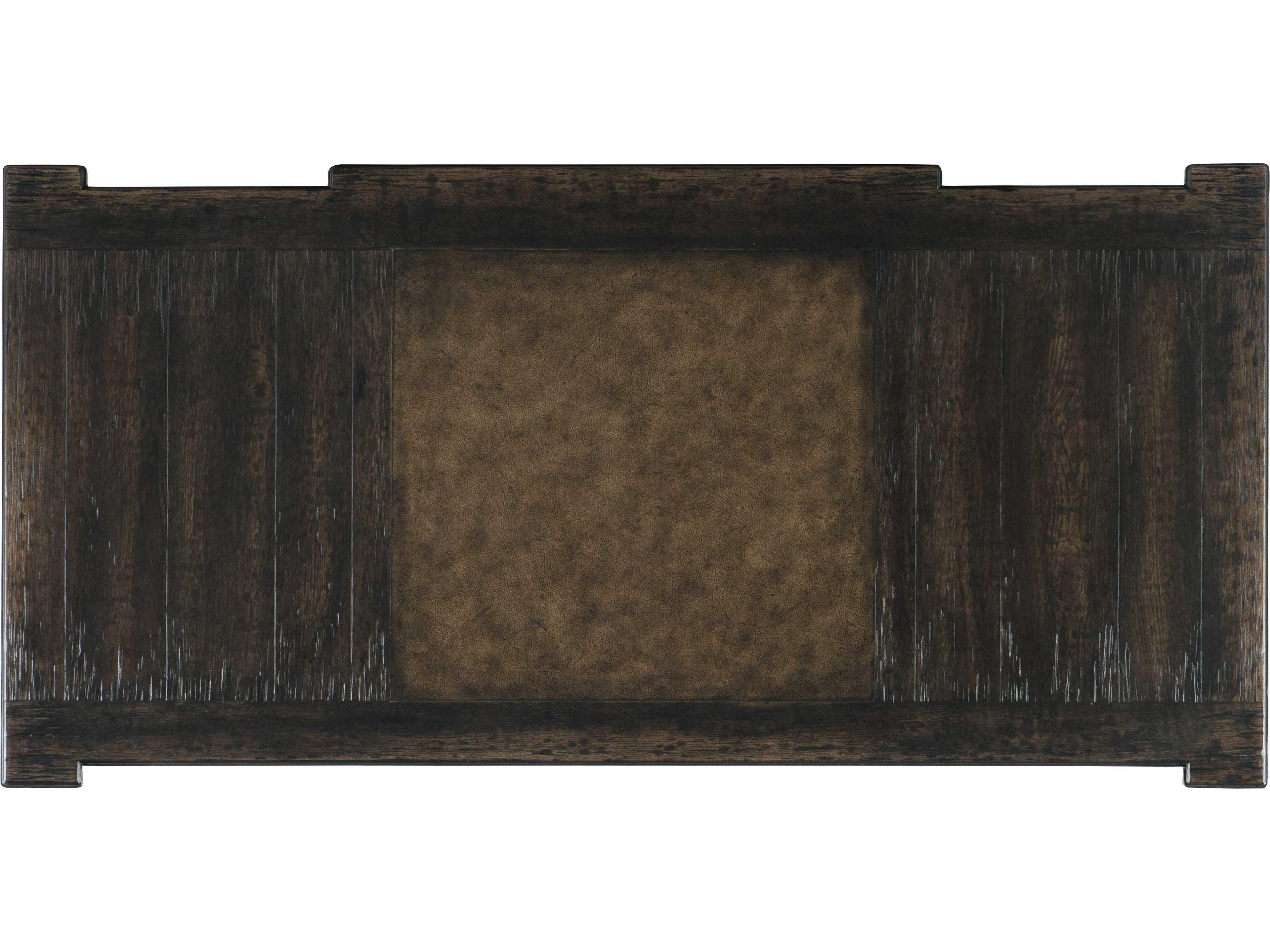 Hooker Furniture La Grange Antique Varnish Black Hardwood Executive Desk