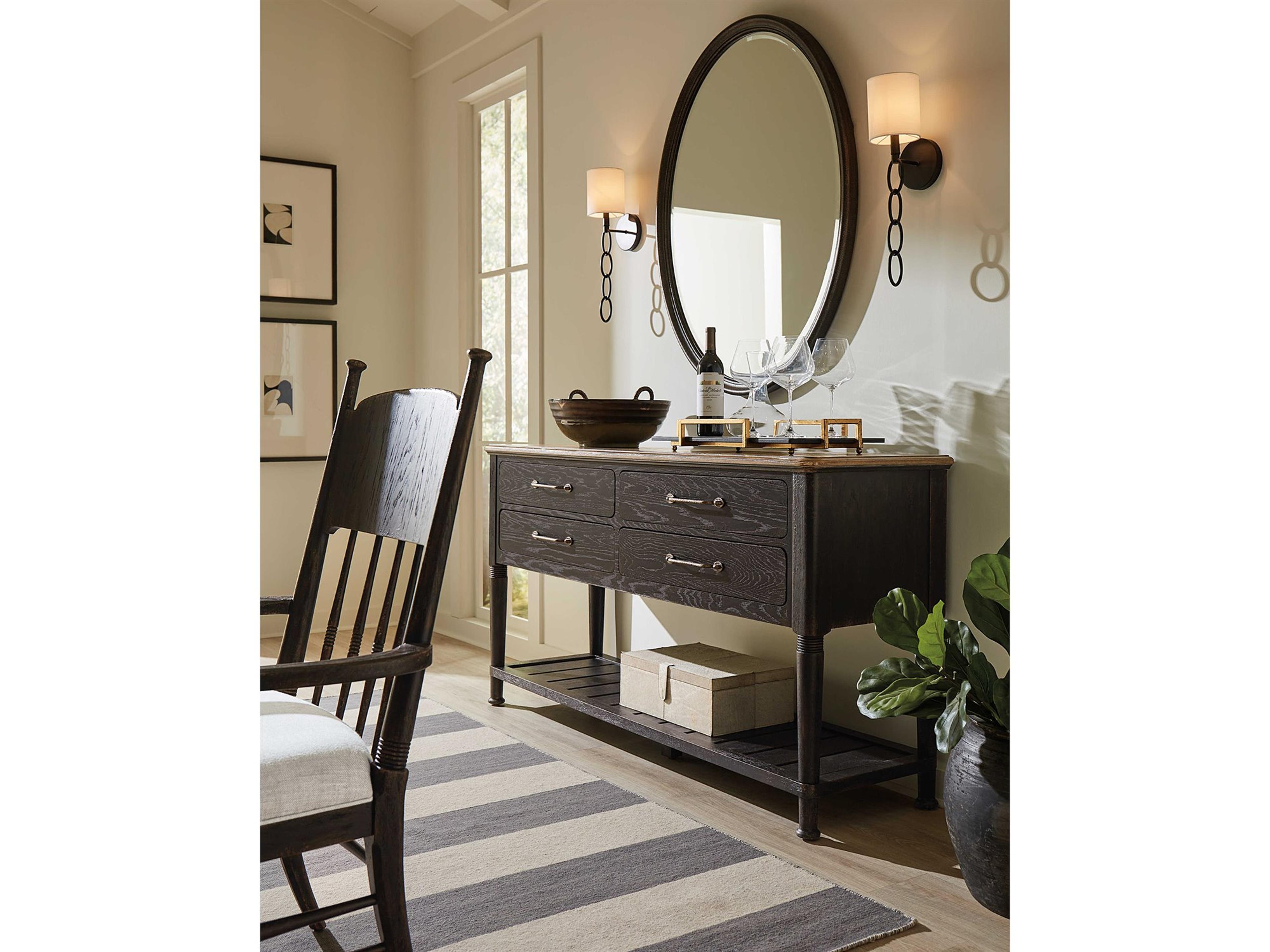 Americana 64" Oak Wood Sideboard