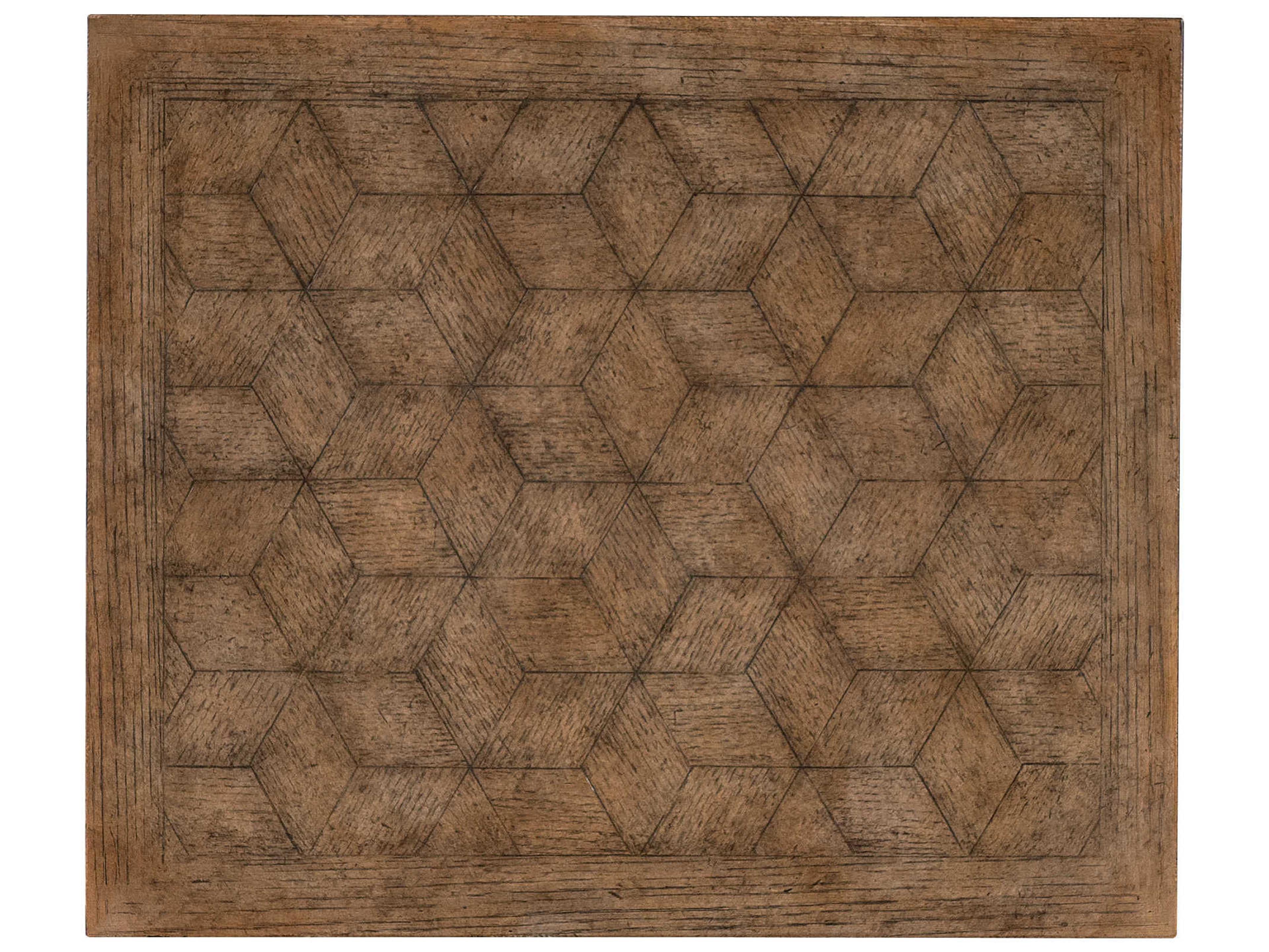 Hooker Furniture Americana Rectangular Black Wood End Table