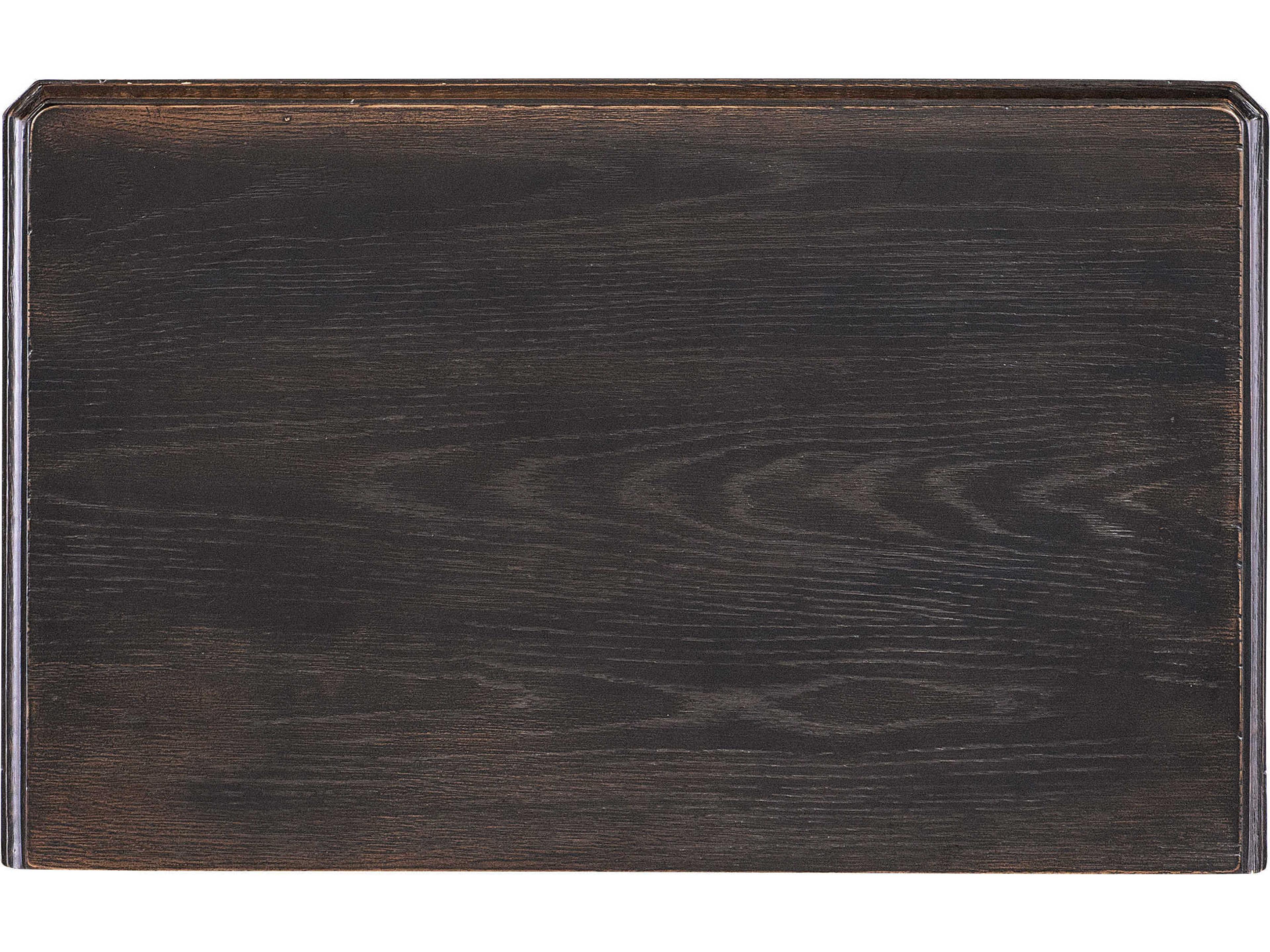 Luxecor Heritage 3-Drawer Brown Oak Wood Nightstand