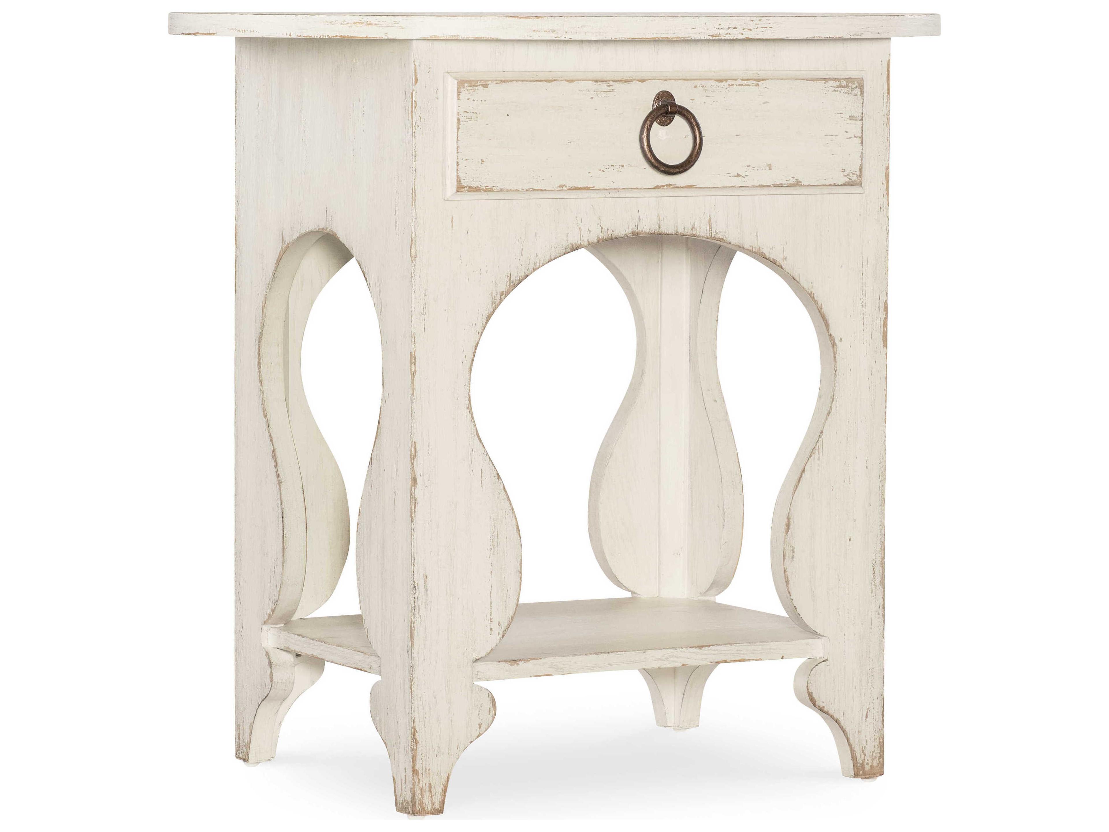 Americana 1-Drawer Oak Wood Nightstand
