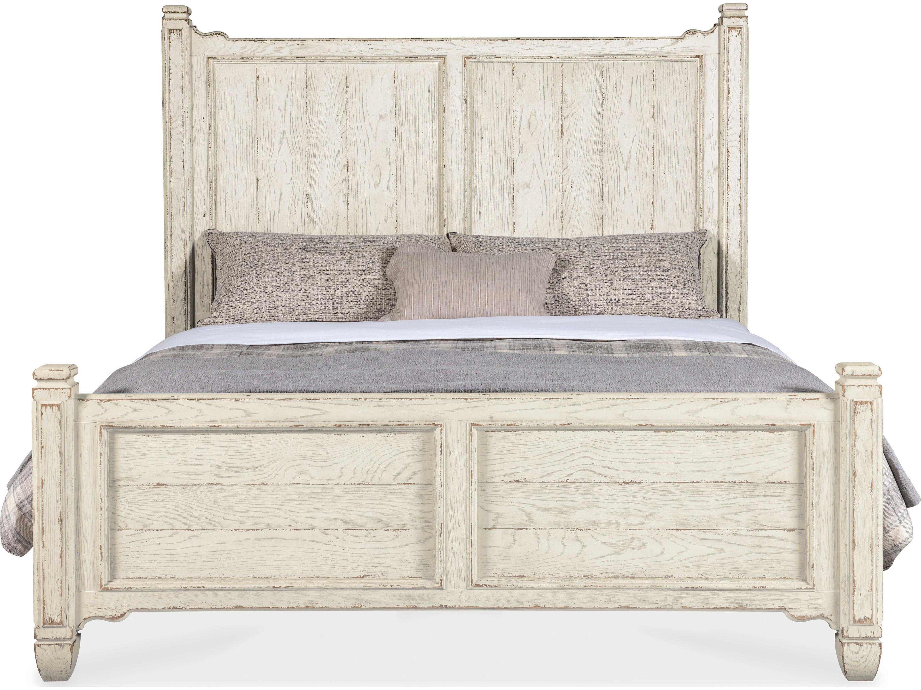 Hooker Furniture Americana White Oak Wood California King Panel Bed