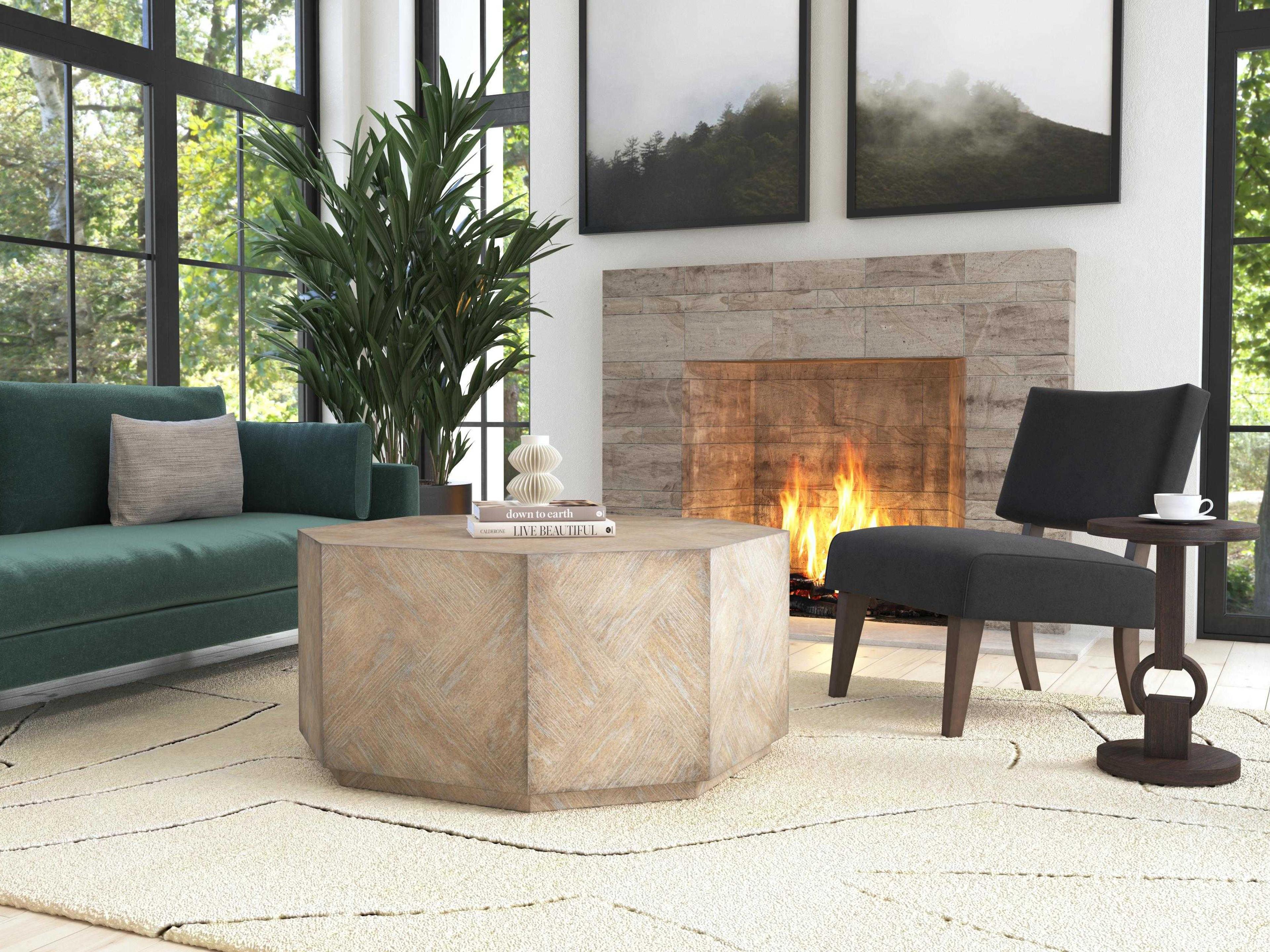 Hooker Furniture Commerce And Market Round Dark Wood End Table