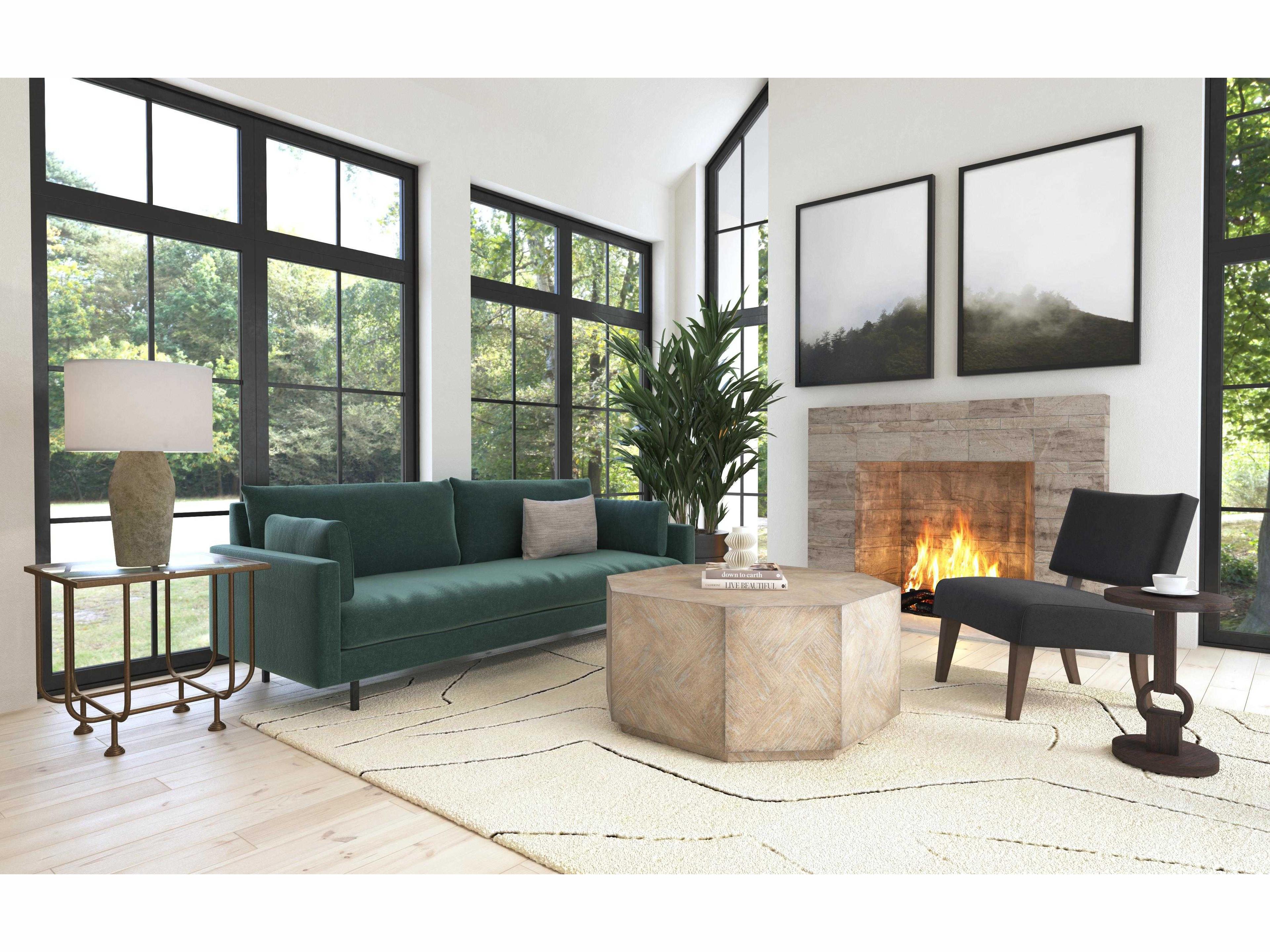 Hooker Furniture Commerce And Market Round Dark Wood End Table