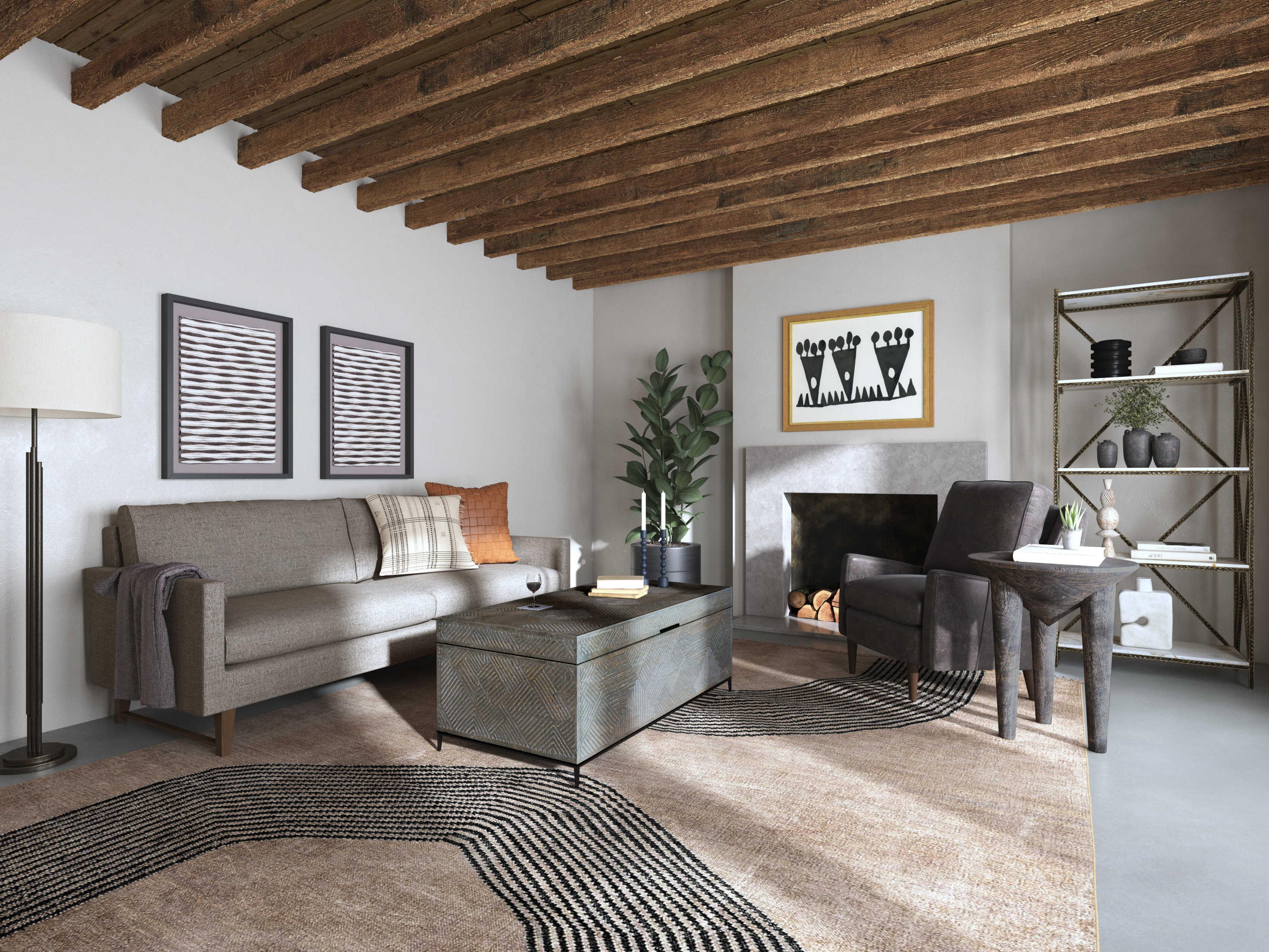 Hooker Furniture Commerce And Market Round Dark Wood End Table