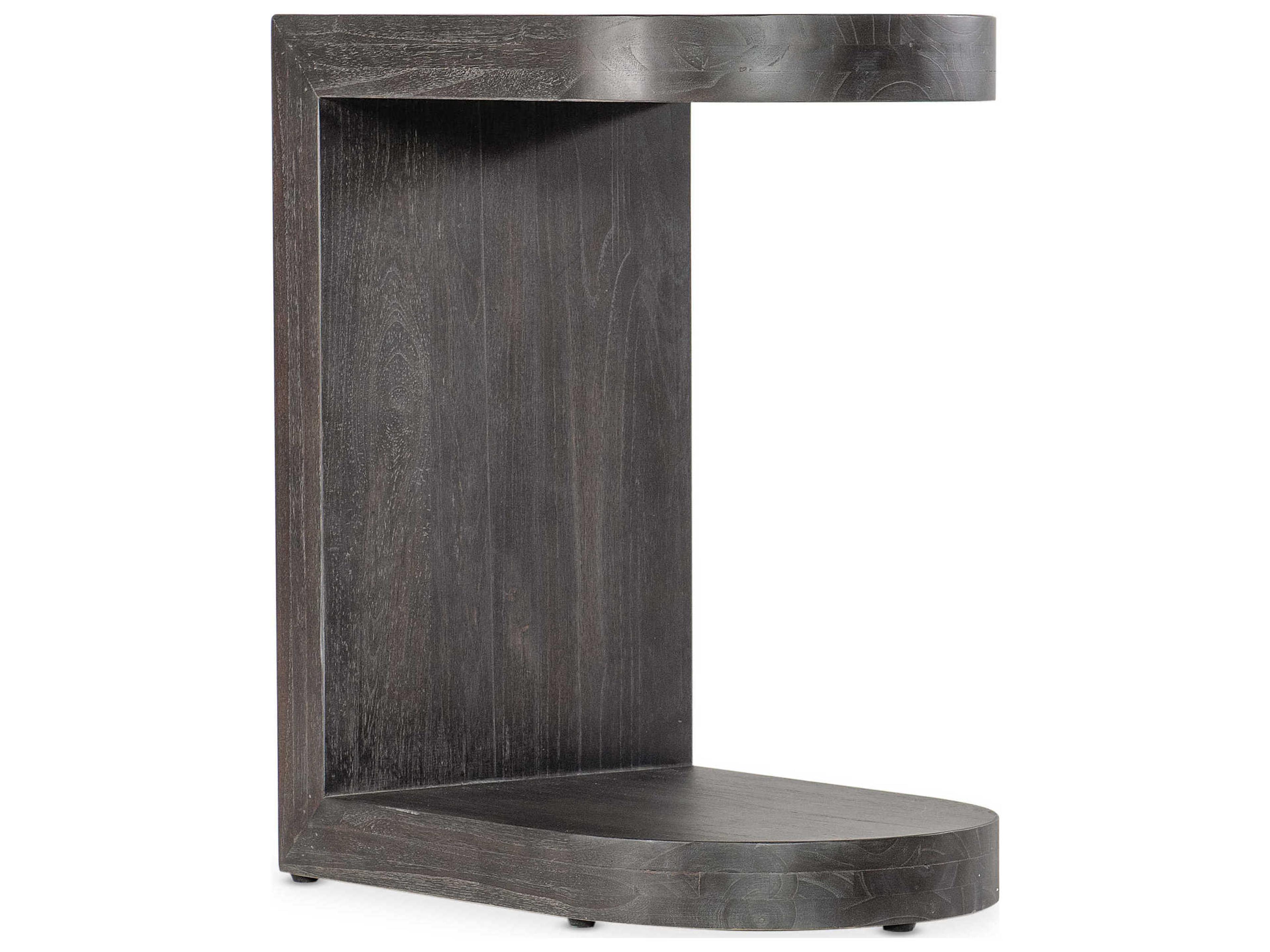 Heritage Demilune Dark Wood End Table
