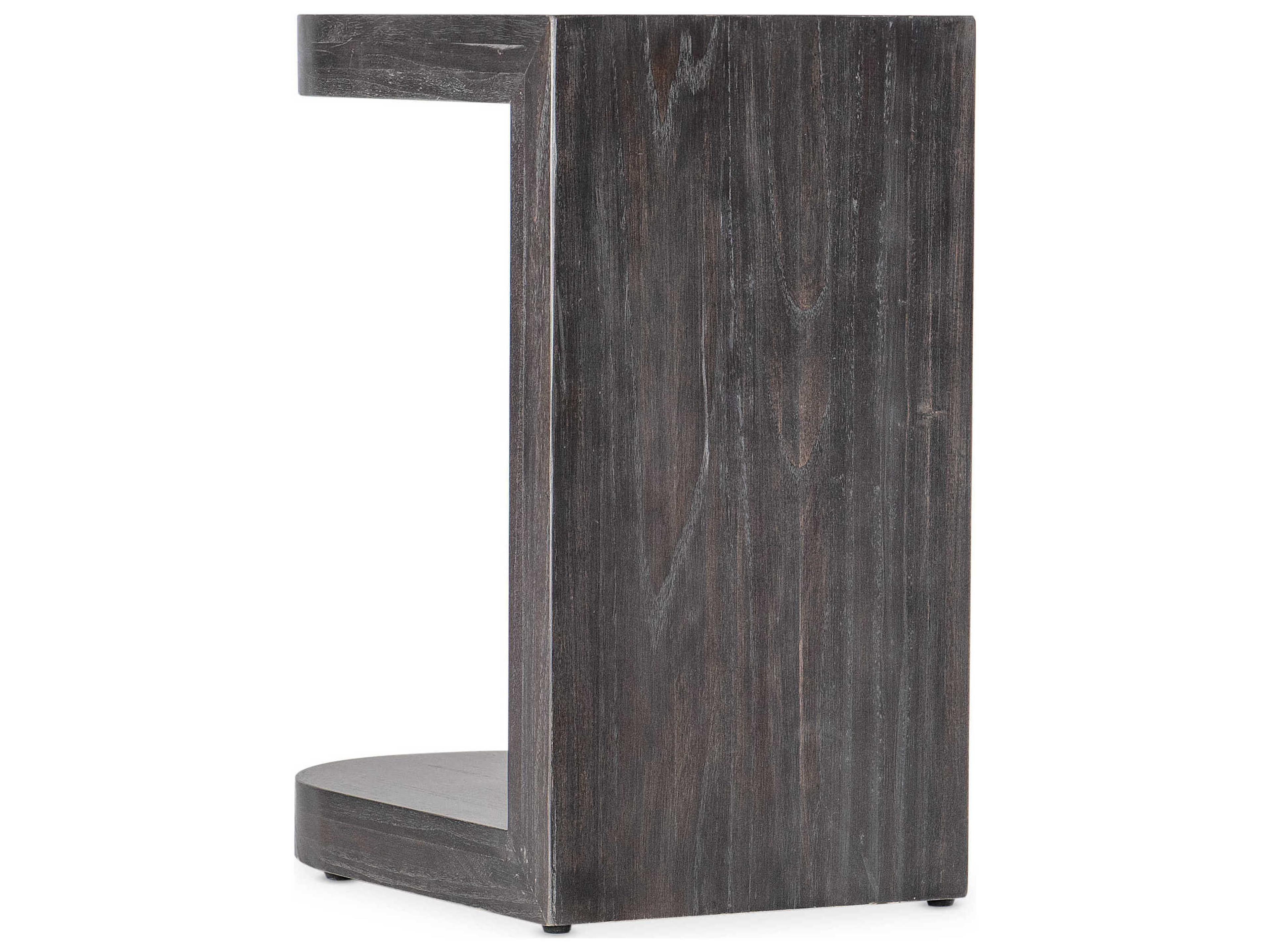 Luxecor Heritage Demilune Dark Wood End Table