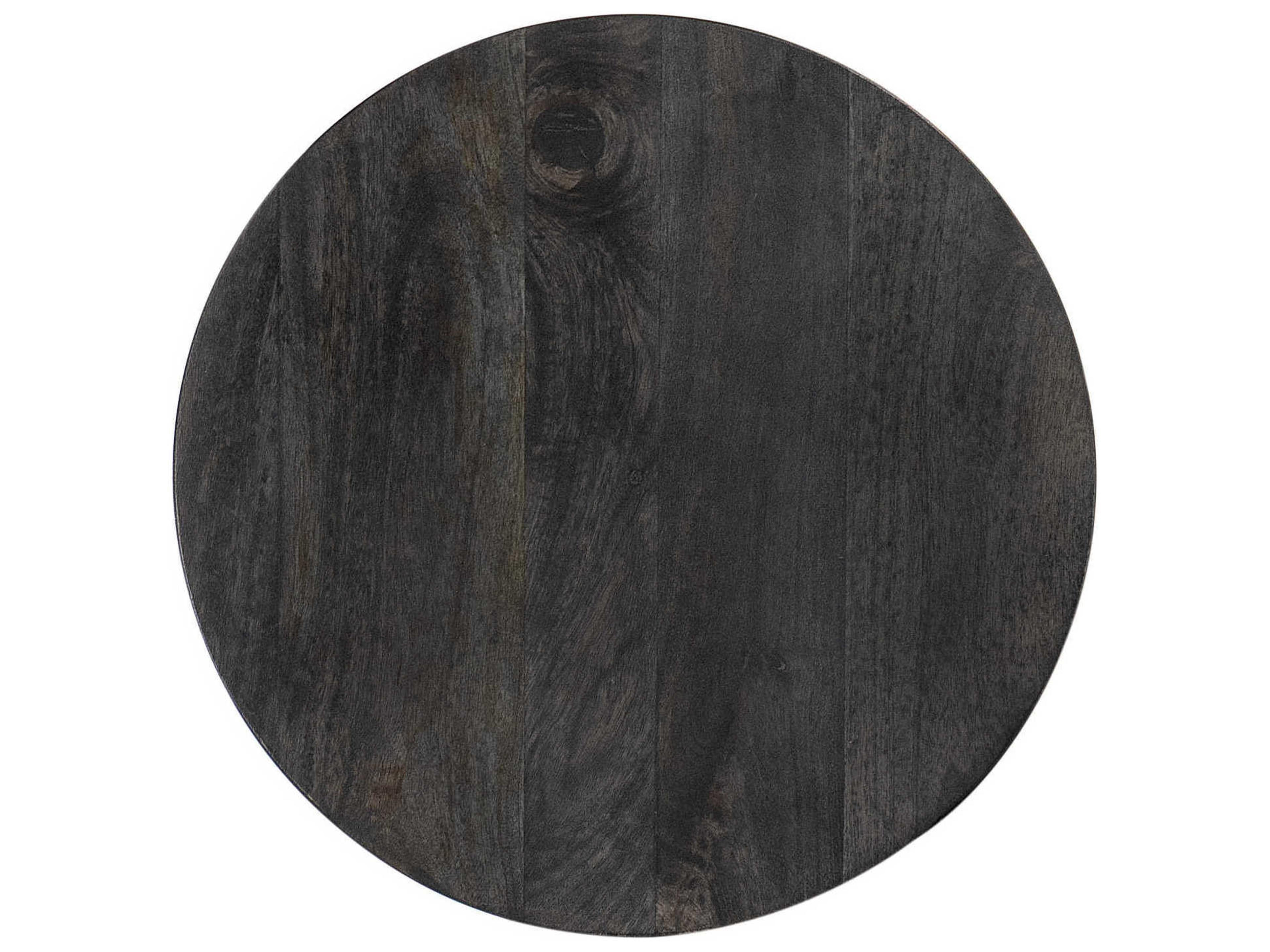 Hooker Furniture Commerce And Market Round Wood Black End Table