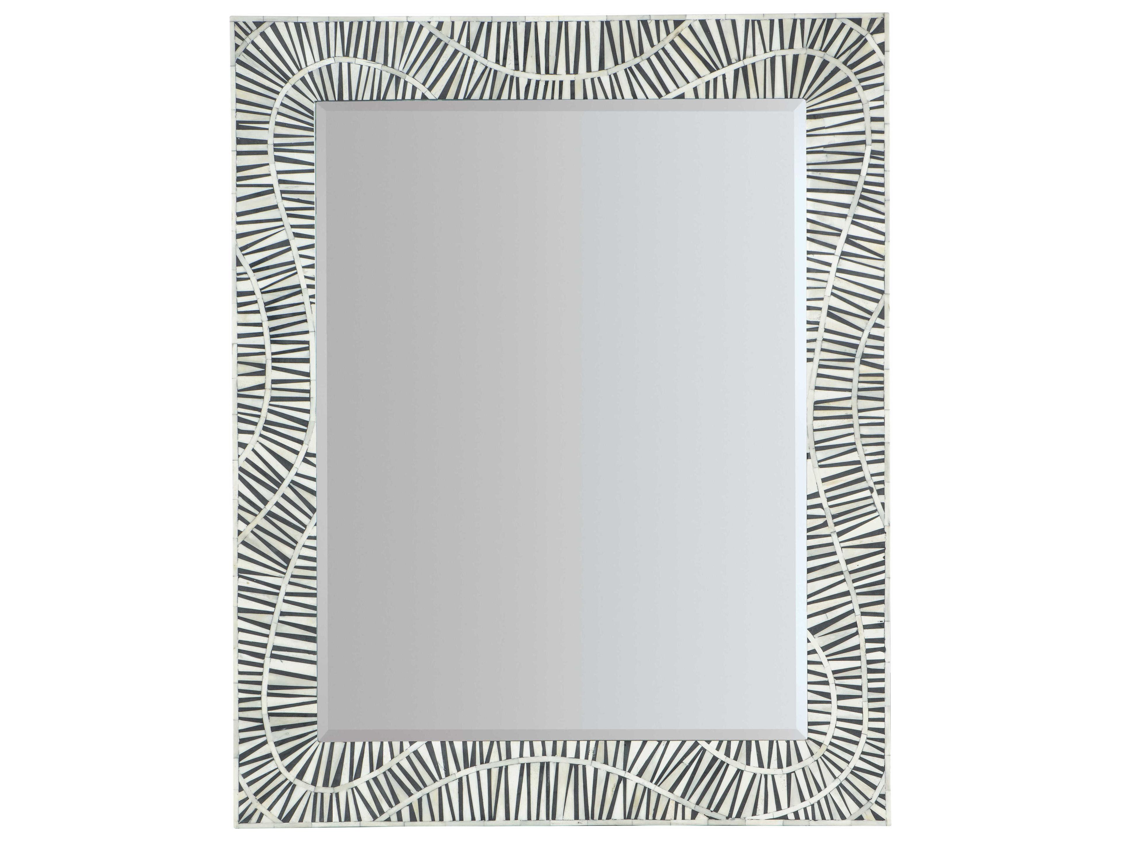 Commerce and Market Tiger Tooth Vertical Wall Mirror