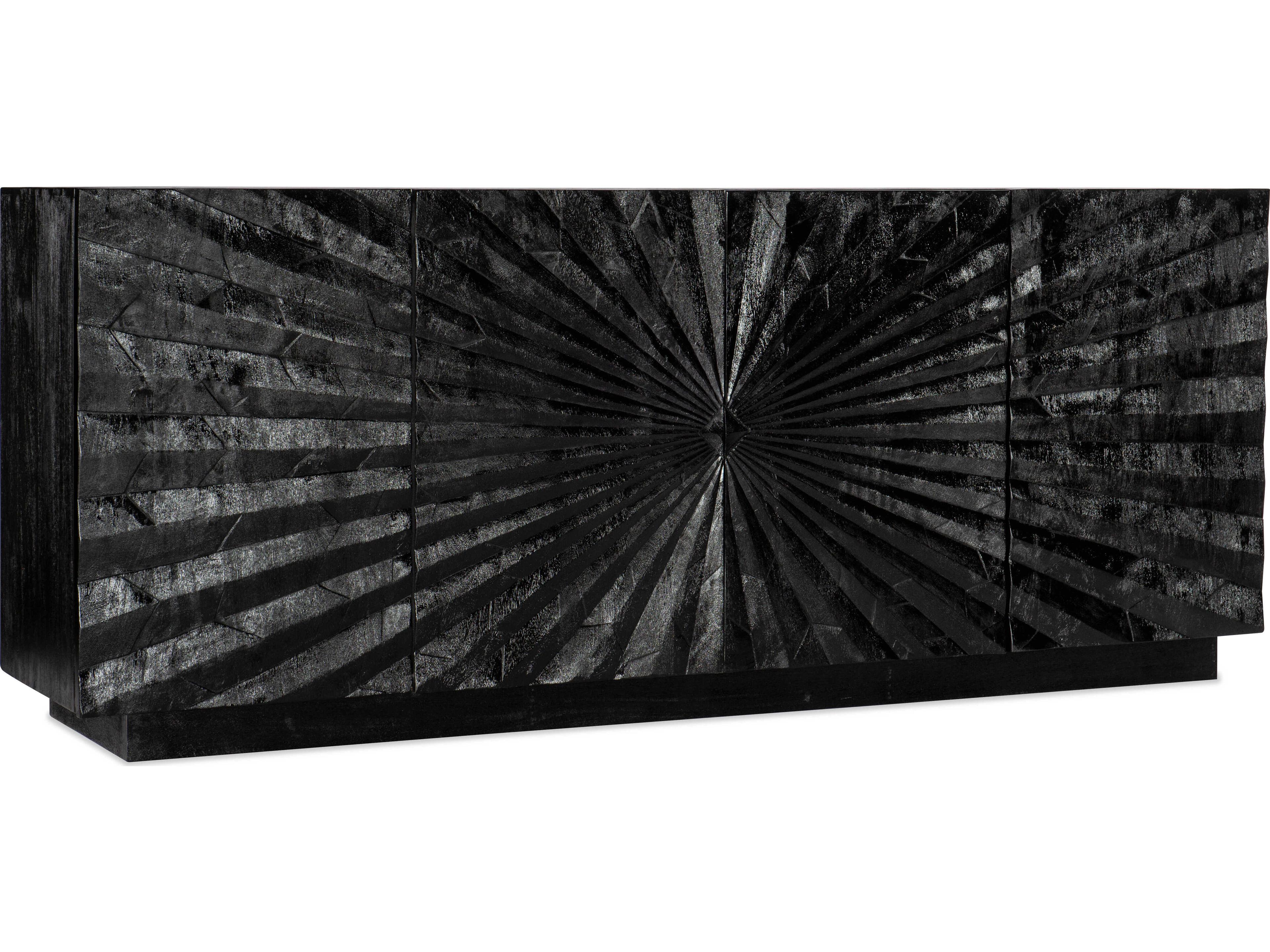Commmarket 78" Mango Wood Blacks Media Console