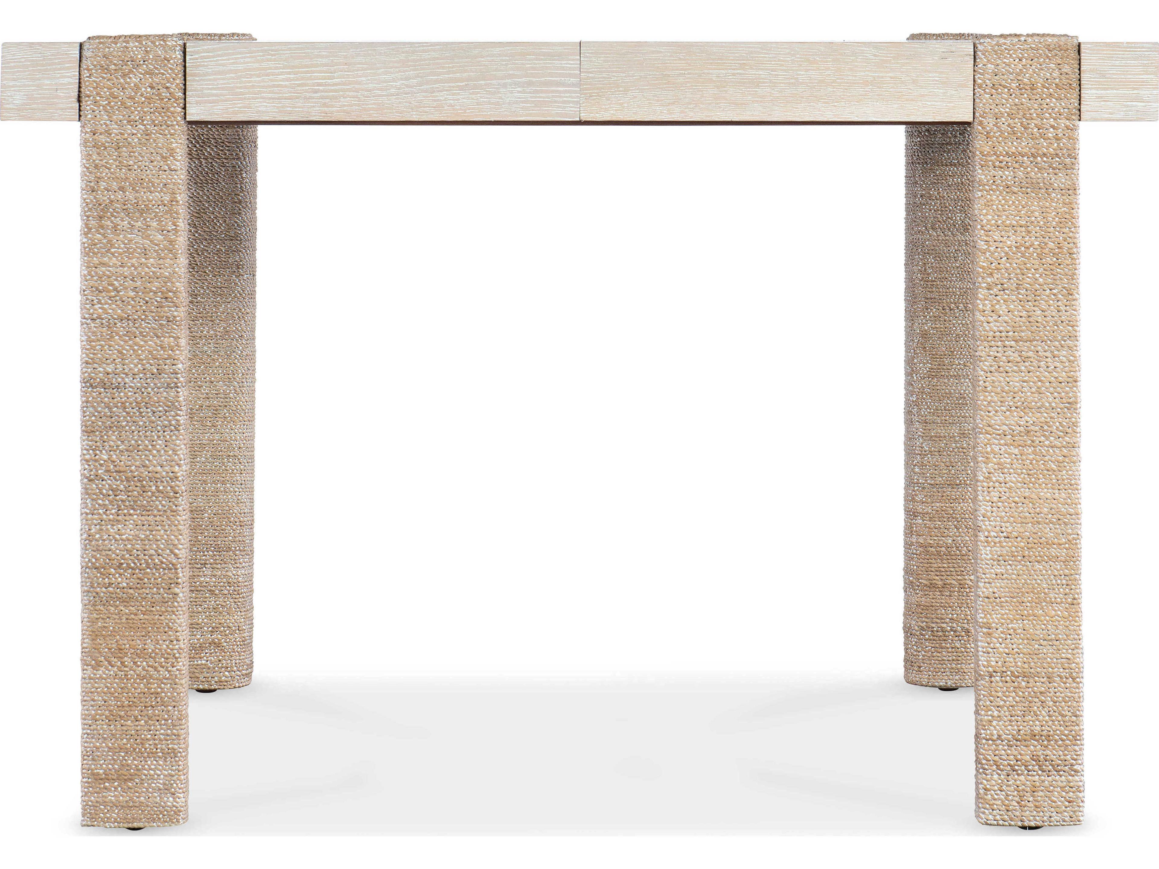 Luxecor Commerce and Market Seaside Extendable Rectangular Natural Light Wood Dining Table