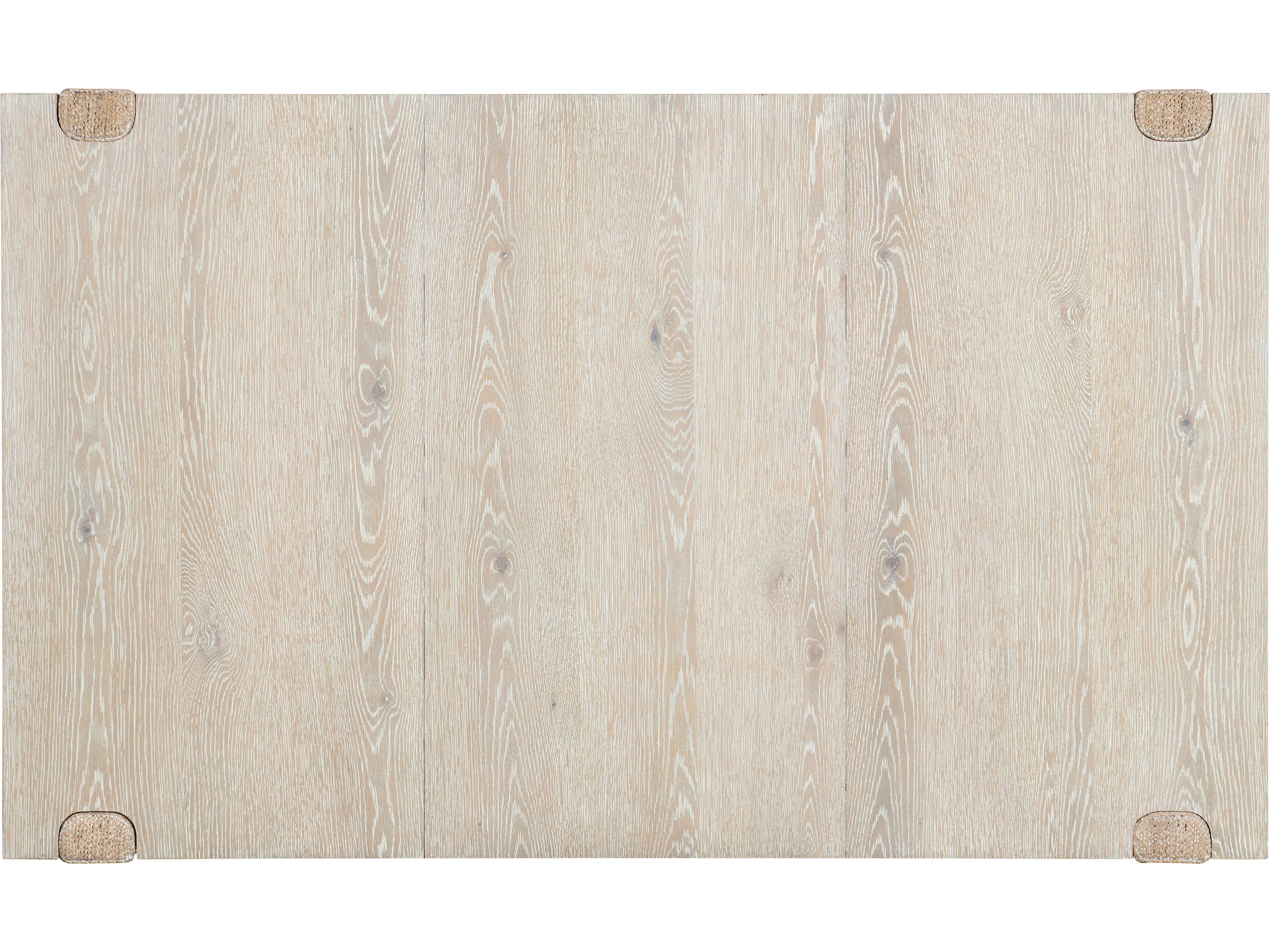 Luxecor Commerce and Market Seaside Extendable Rectangular Natural Light Wood Dining Table