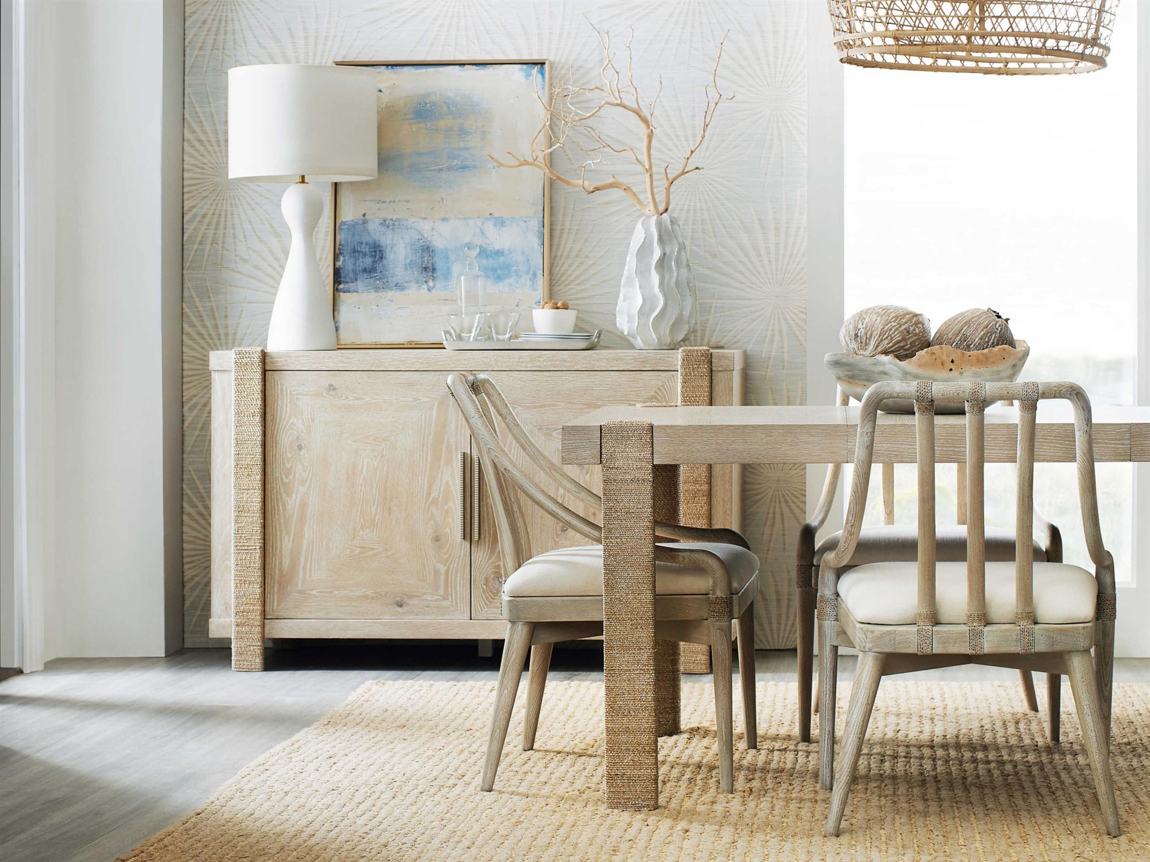 Commerce And Market Oak Wood Dining Room Set