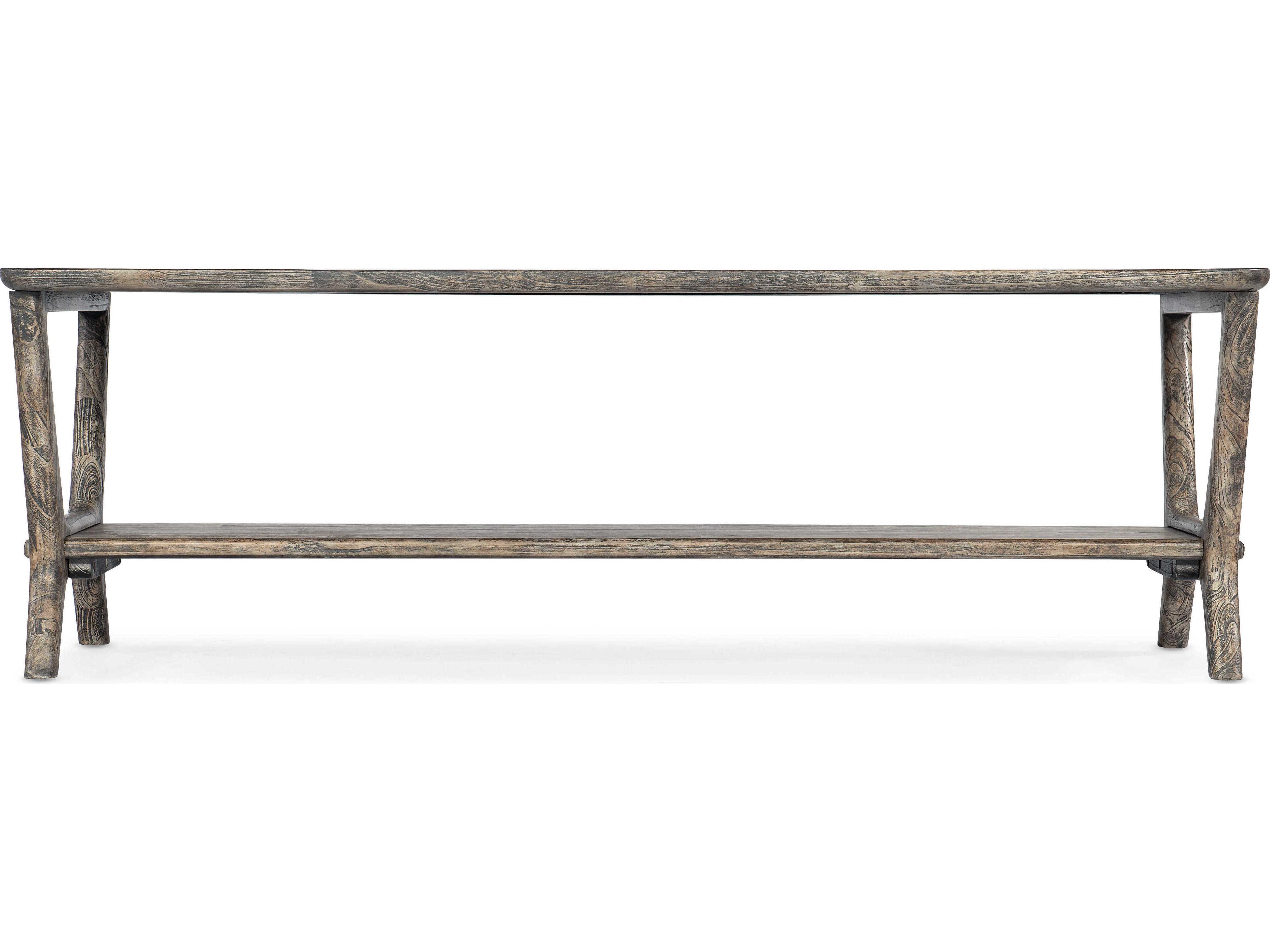 Luxecor Heritage Brandon Rectangular Wood Cocktail Table