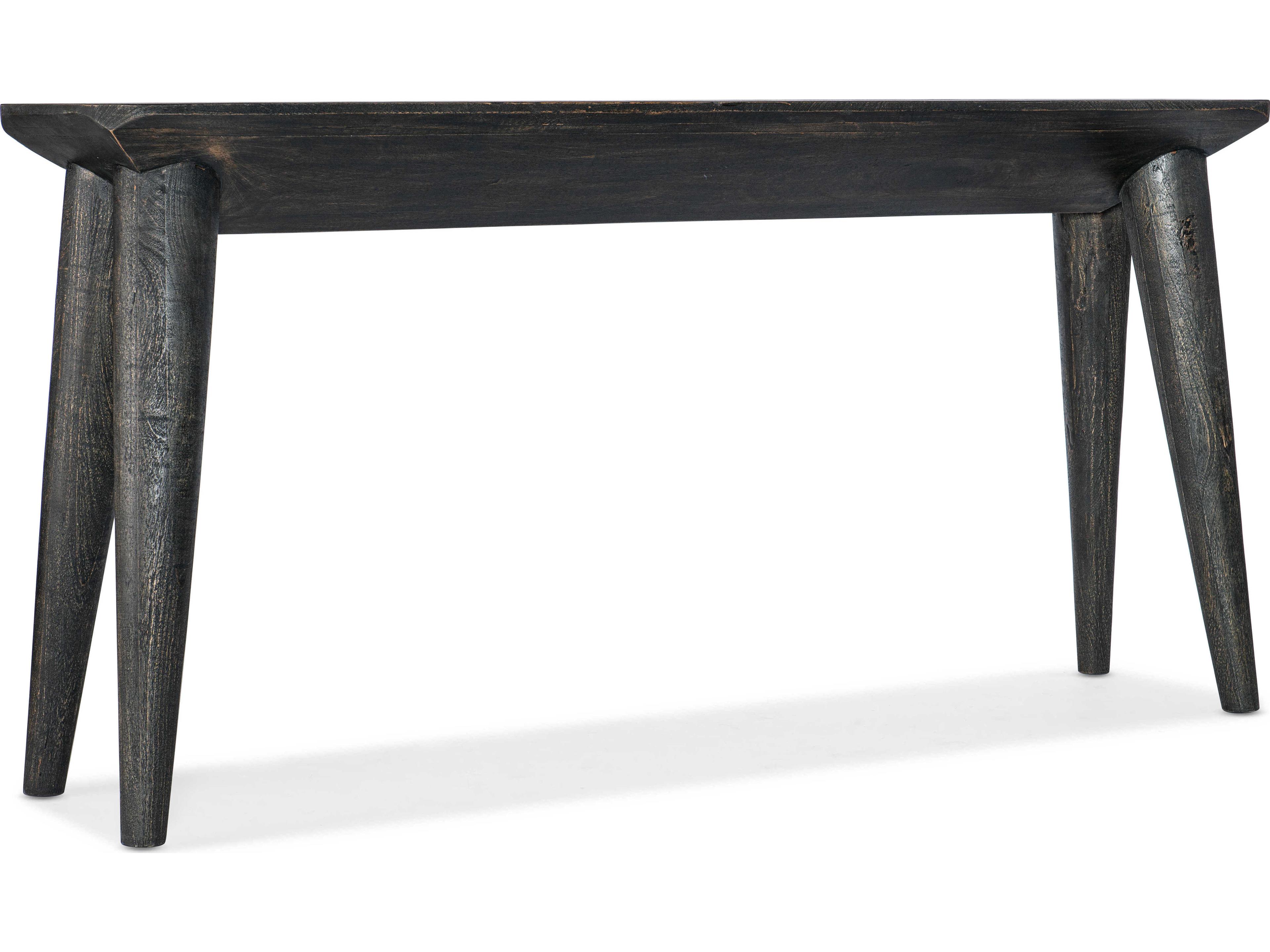 Hooker Furniture Commerce And Market Arness Rectangular Wood Black Console Table