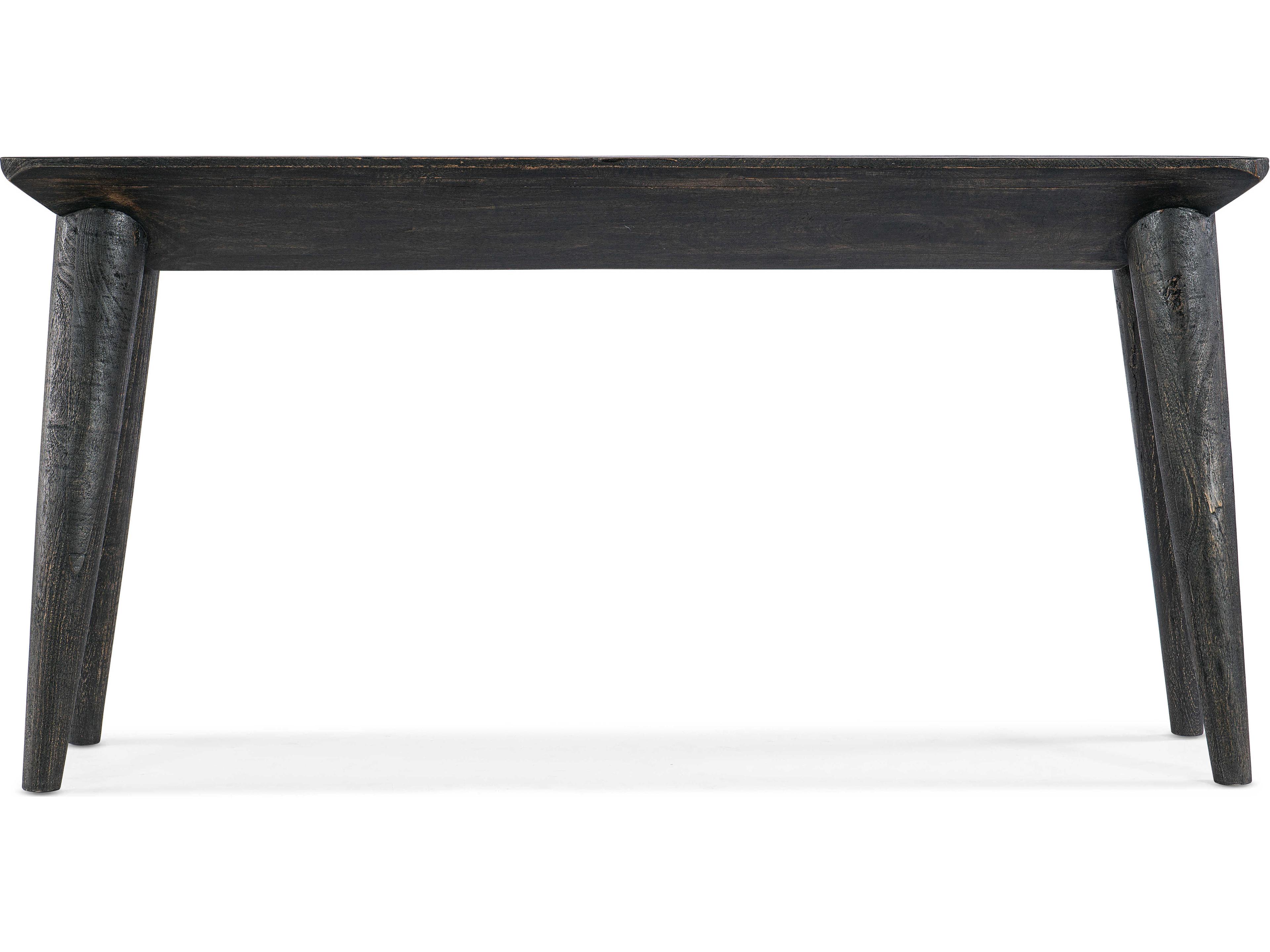 Hooker Furniture Commerce And Market Arness Rectangular Wood Black Console Table