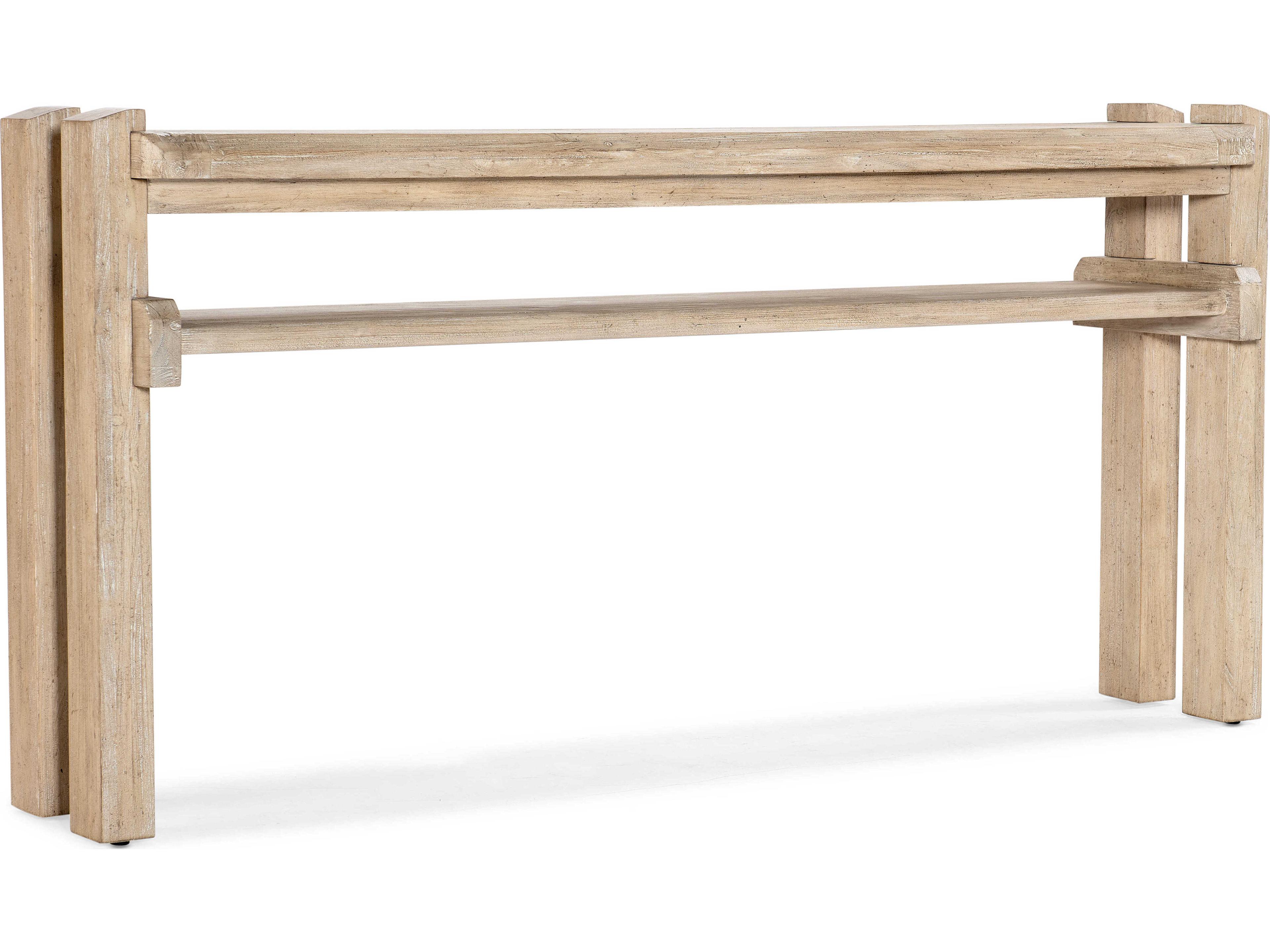 Hooker Furniture Commmarket Rectangular Light Wood Console Table