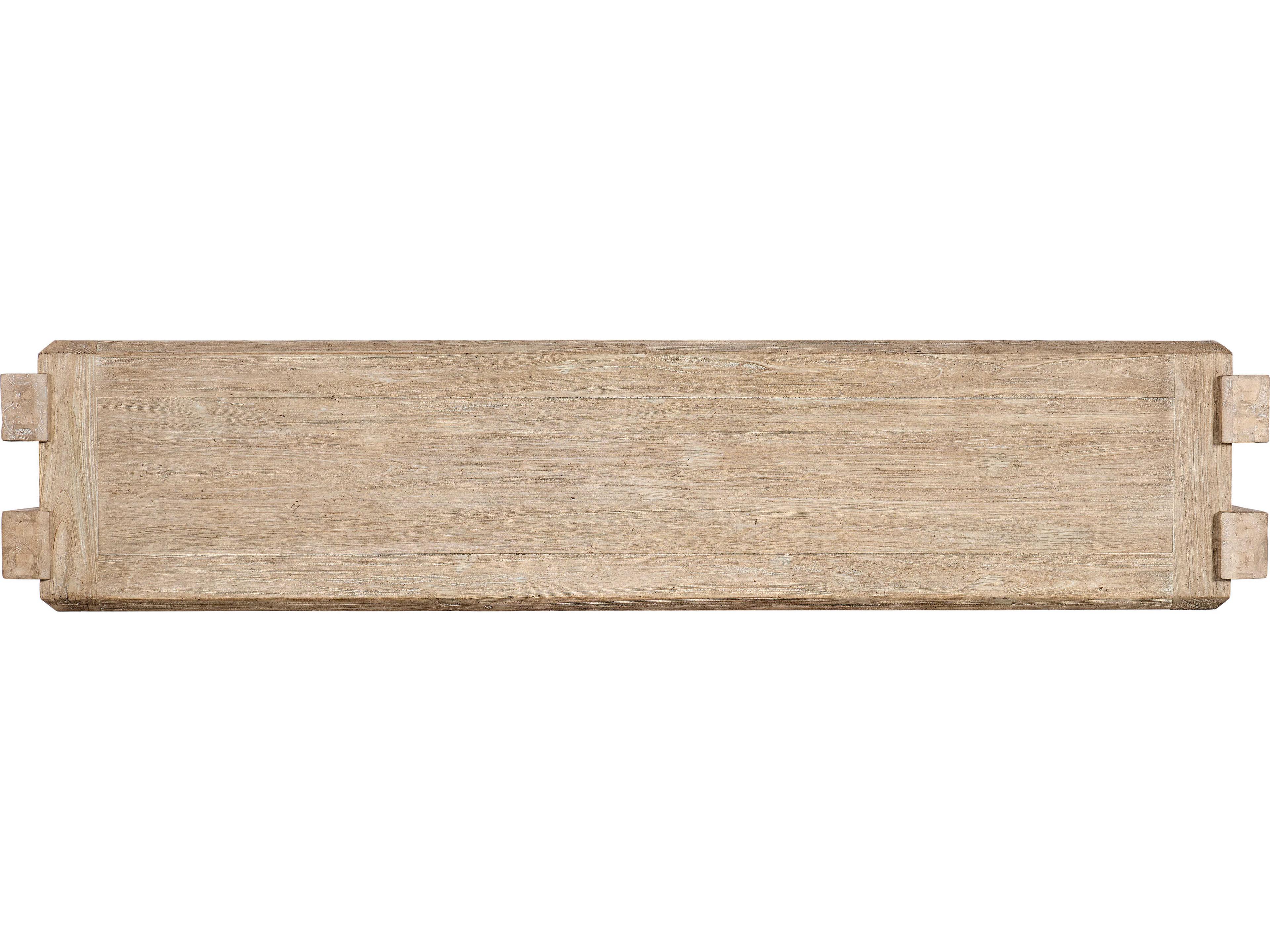 Hooker Furniture Commmarket Rectangular Light Wood Console Table