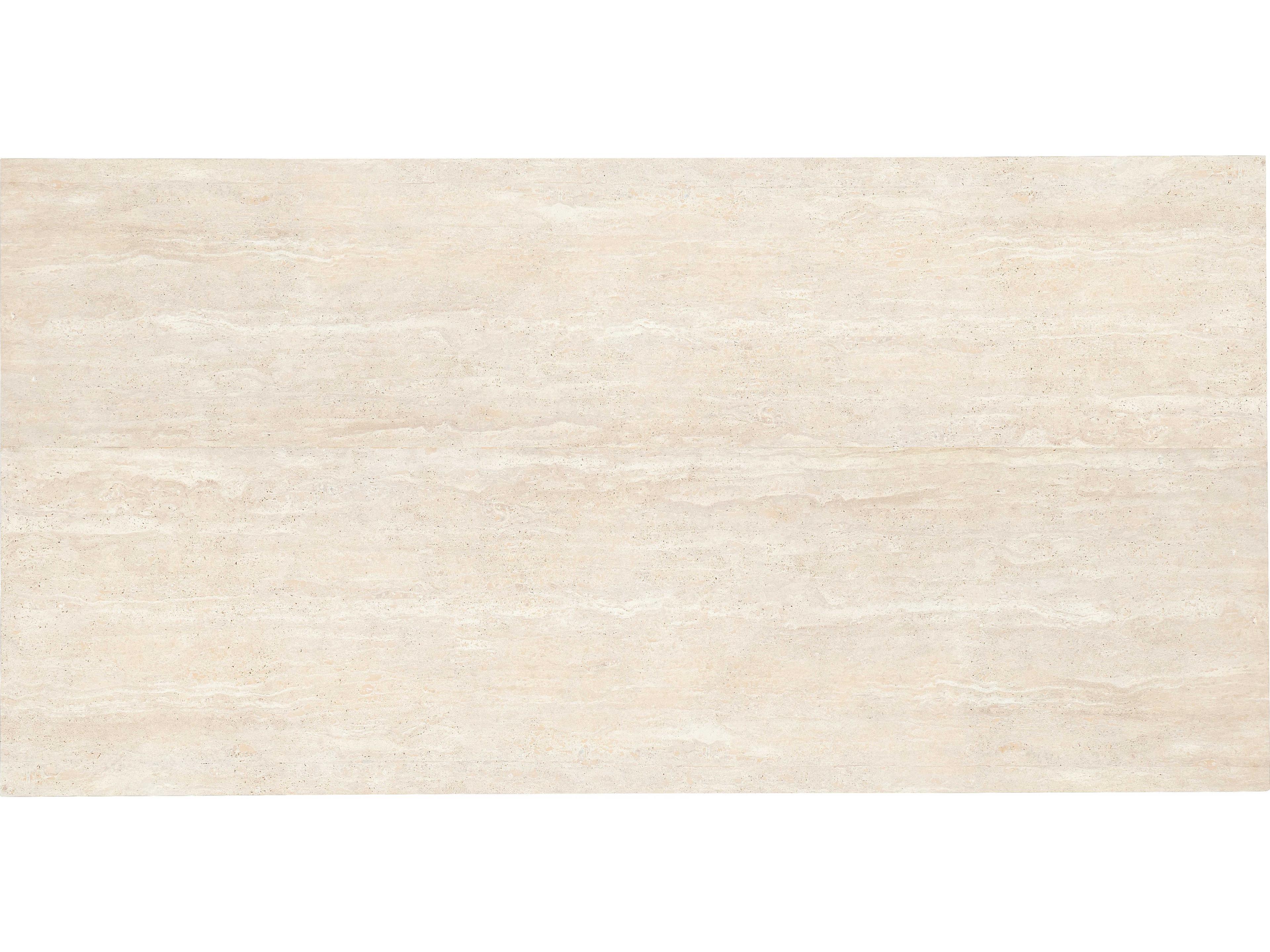 Hooker Furniture Commerce and Market Boomerang Rectangular Cream Travertine Marble Natural Gray Cocktail Table