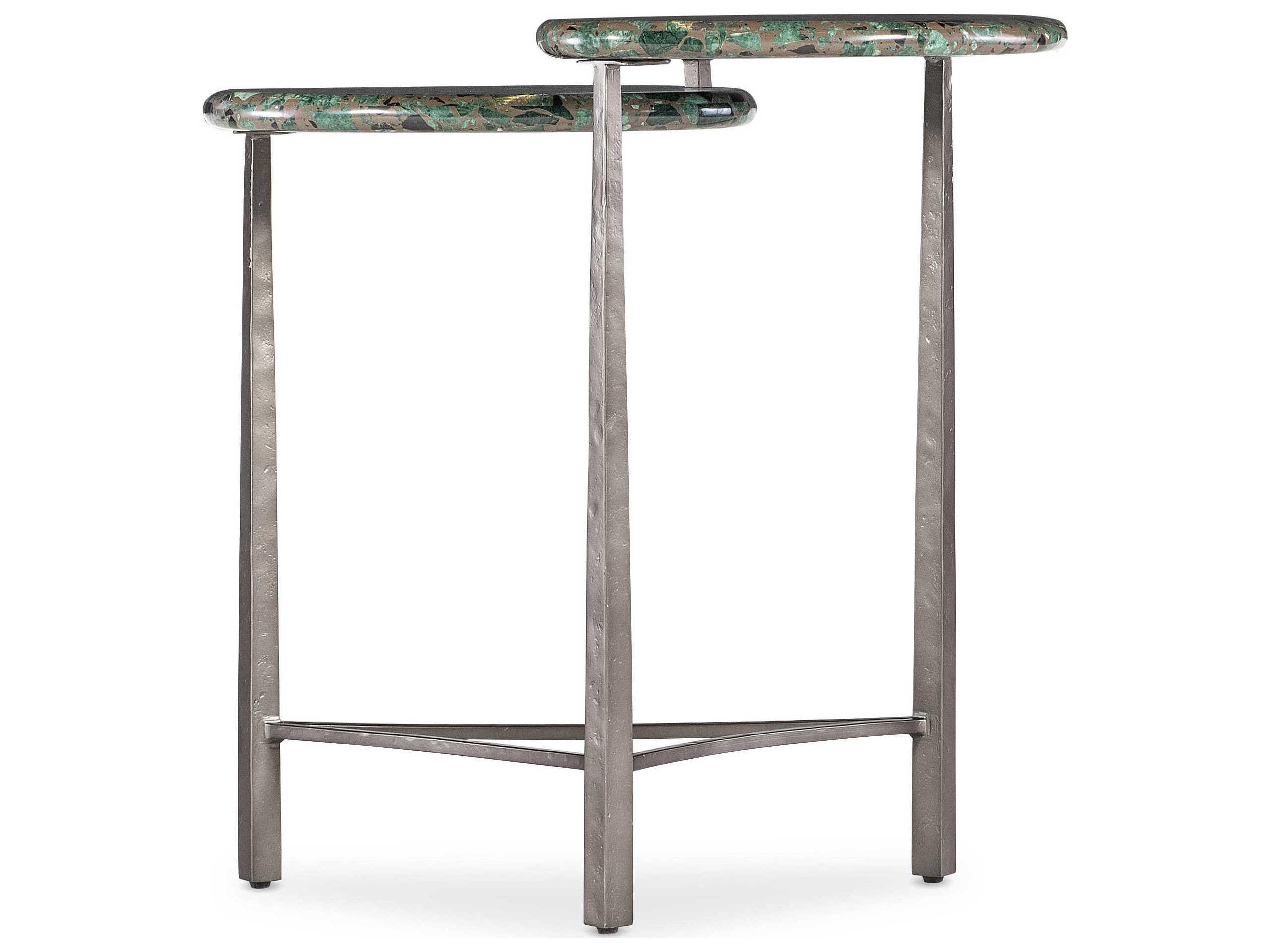 Hooker Furniture Commerce And Market Antares Stone Green End Table