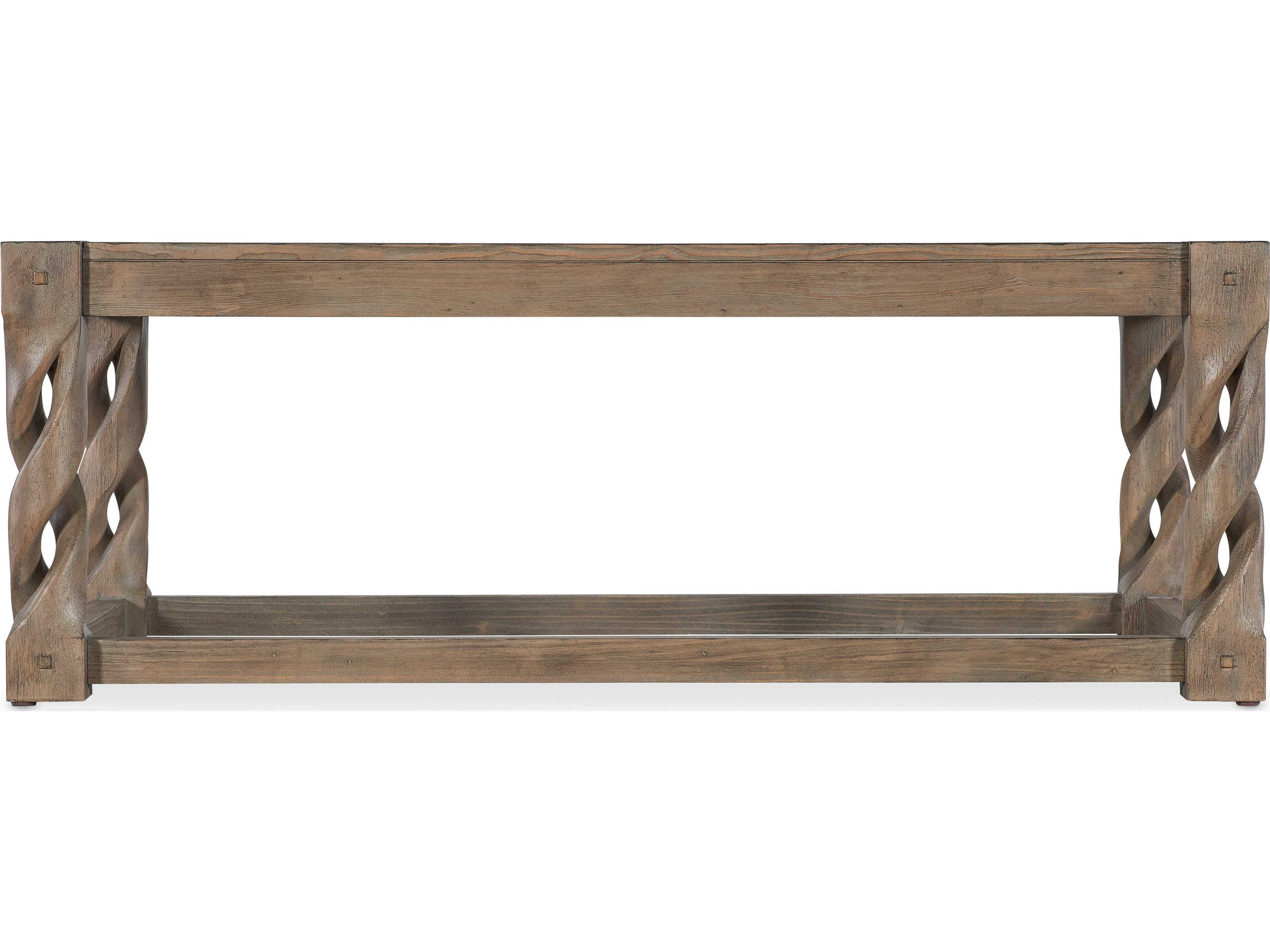 Hooker Furniture Commerce And Market Jack O'bein Rectangular Wood Cocktail Table