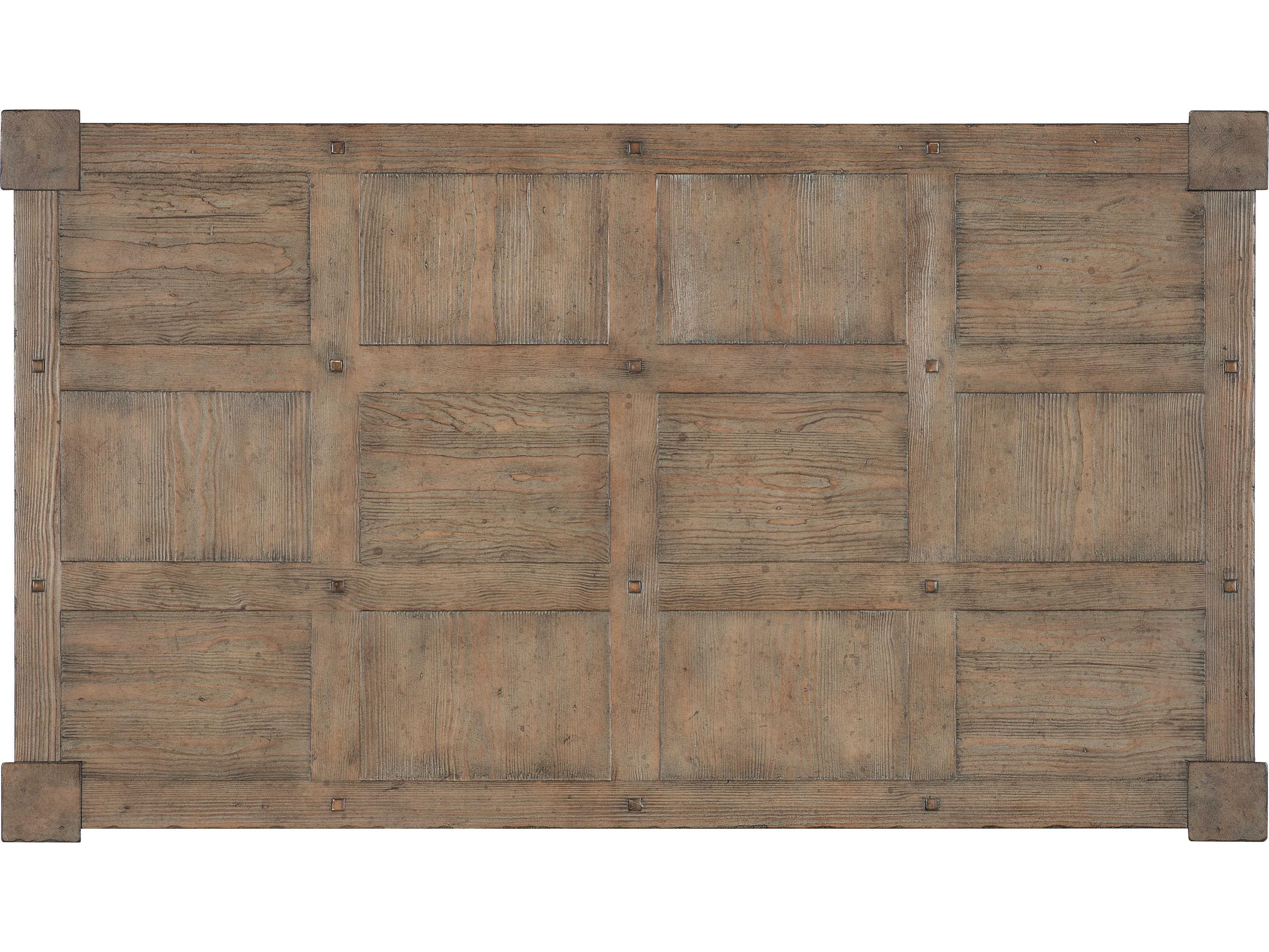 Hooker Furniture Commerce And Market Jack O'bein Rectangular Wood Cocktail Table