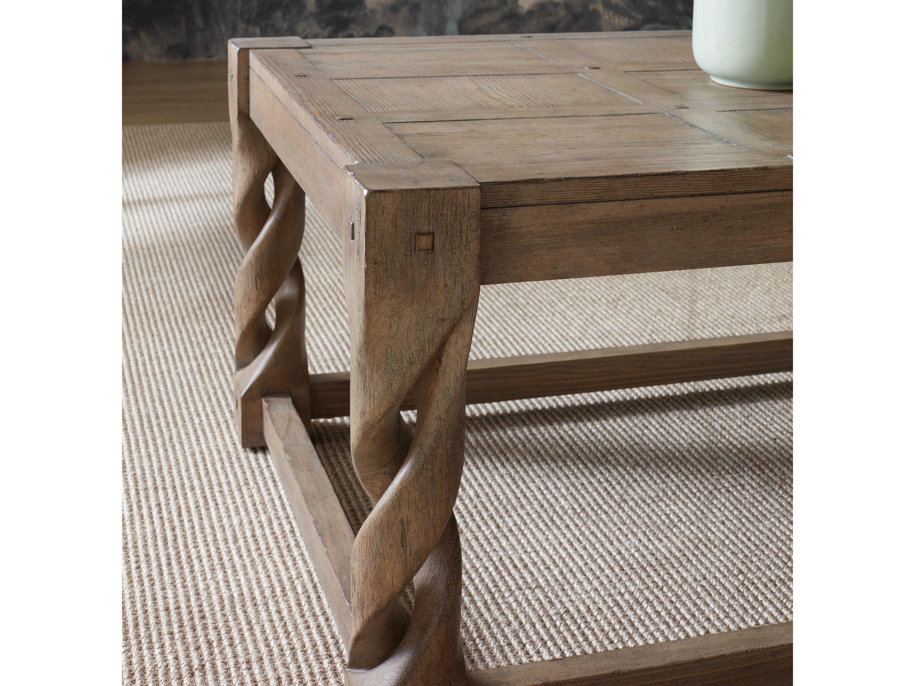 Hooker Furniture Commerce And Market Jack O'bein Rectangular Wood Cocktail Table