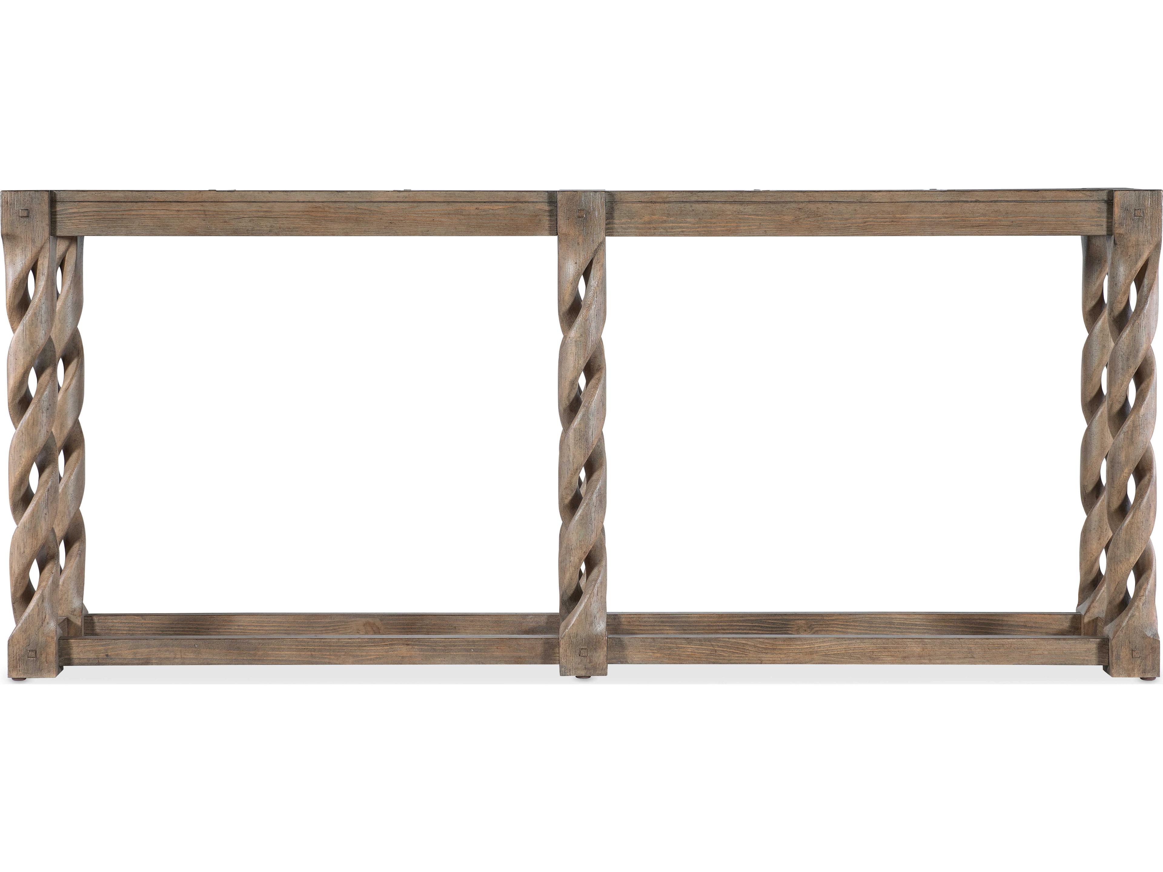 Hooker Furniture Commerce And Market Jack O'bein Rectangular Wood Long Skinny Console Table