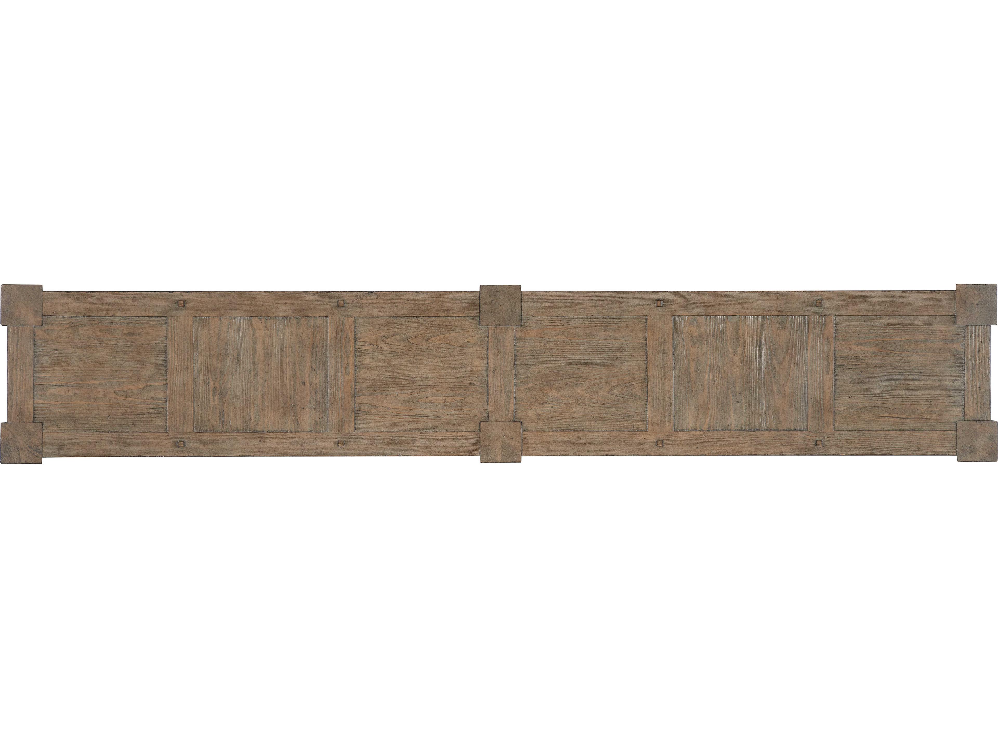 Hooker Furniture Commerce And Market Jack O'bein Rectangular Wood Long Skinny Console Table