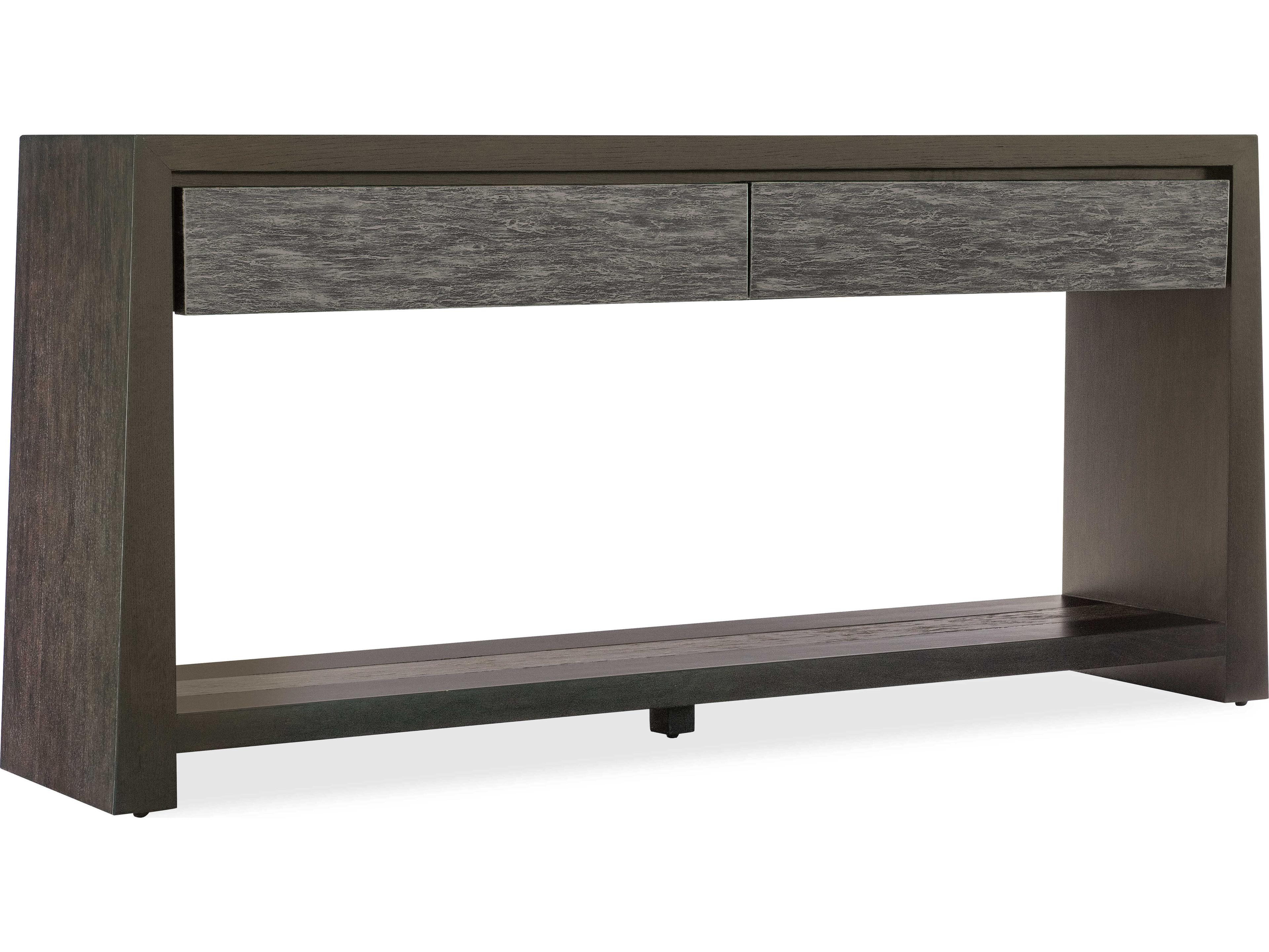 Commerce And Market Kubrick Rectangular Dark Wood Console Table