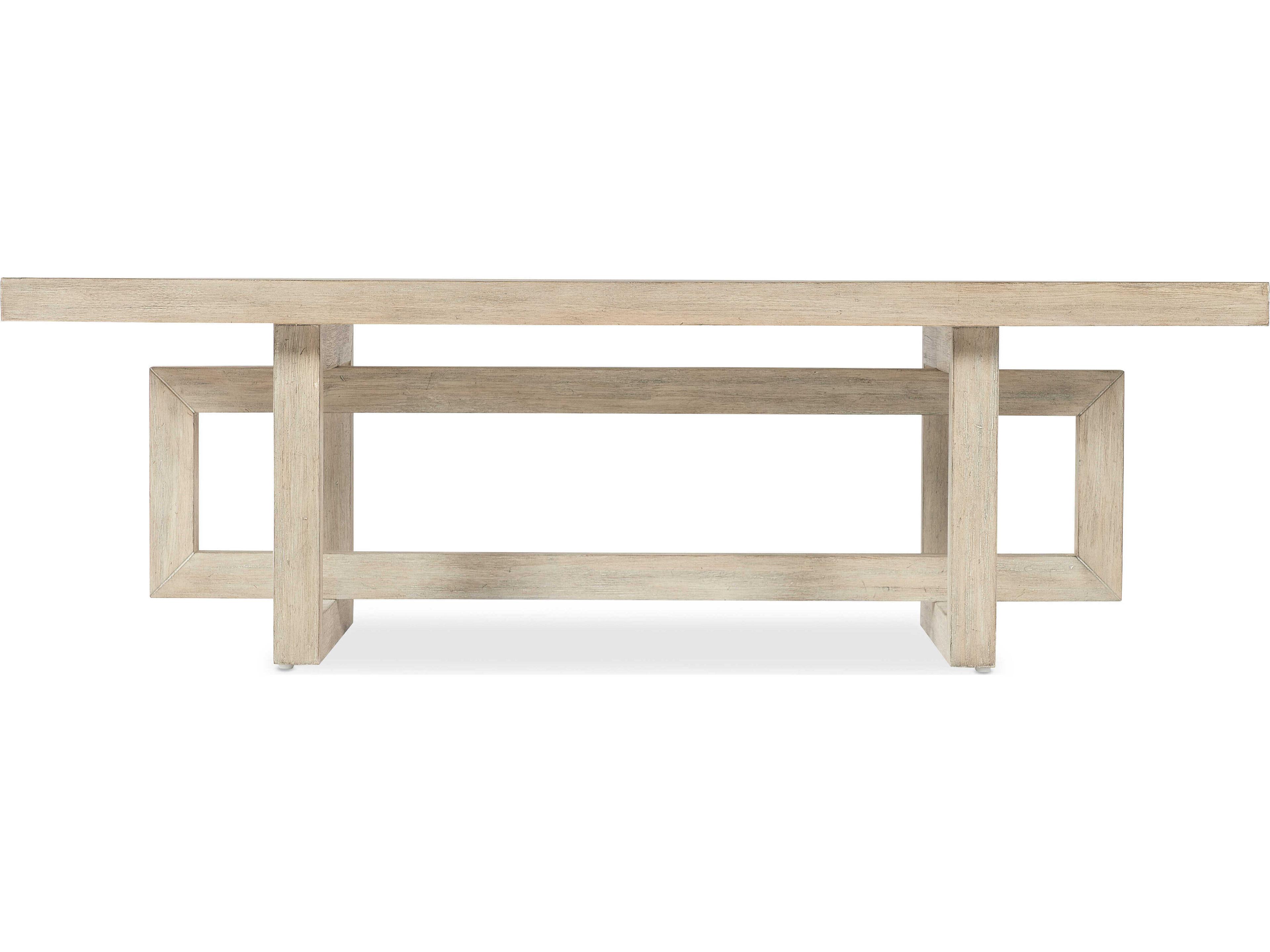Hooker Furniture Commerce And Market Rectangular Natural Light Wood Coffee Table
