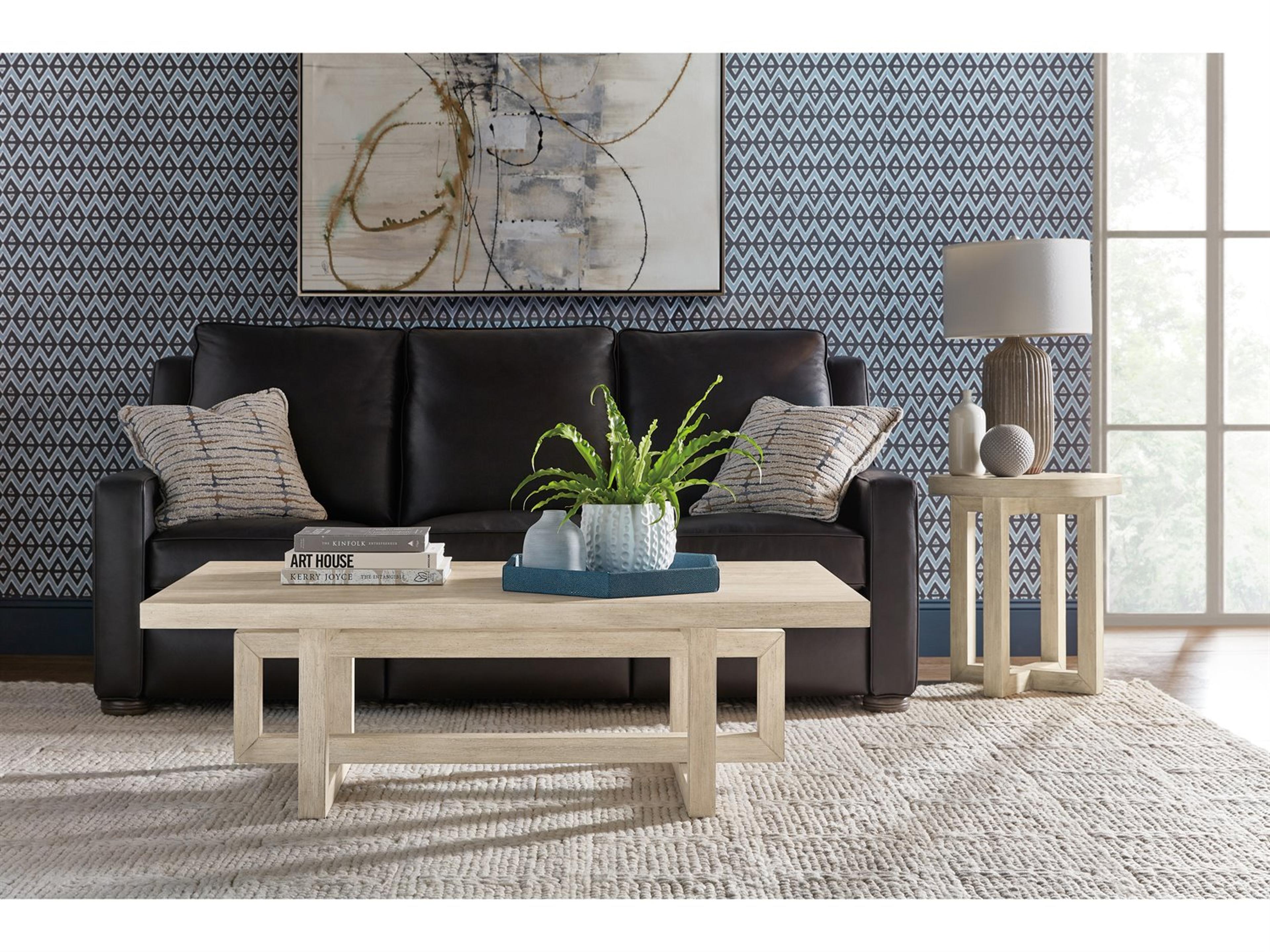 Hooker Furniture Commerce And Market Square Natural Light Wood End Table