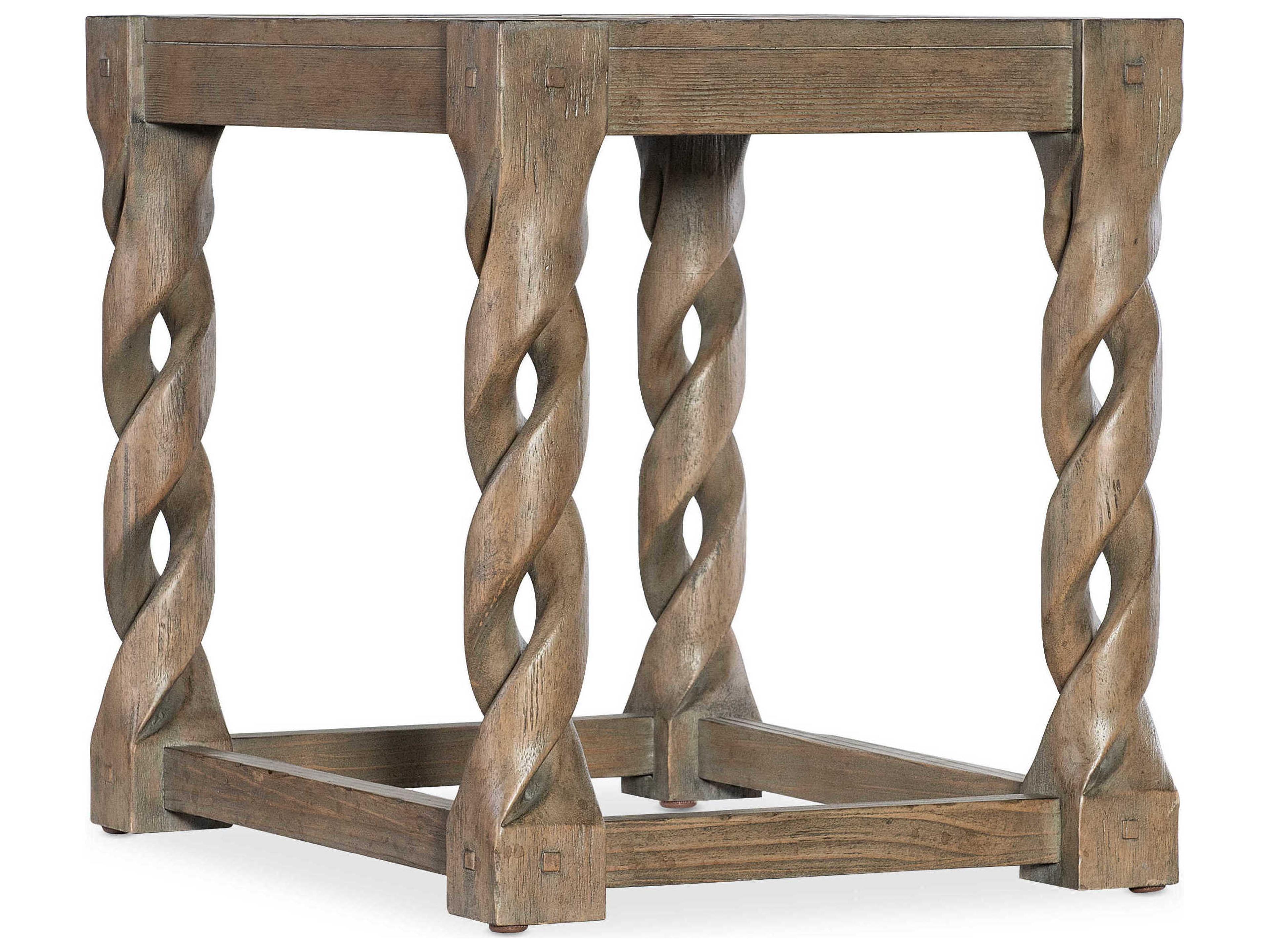 Hooker Furniture Commerce And Market Jack O'bein Rectangular Wood End Table