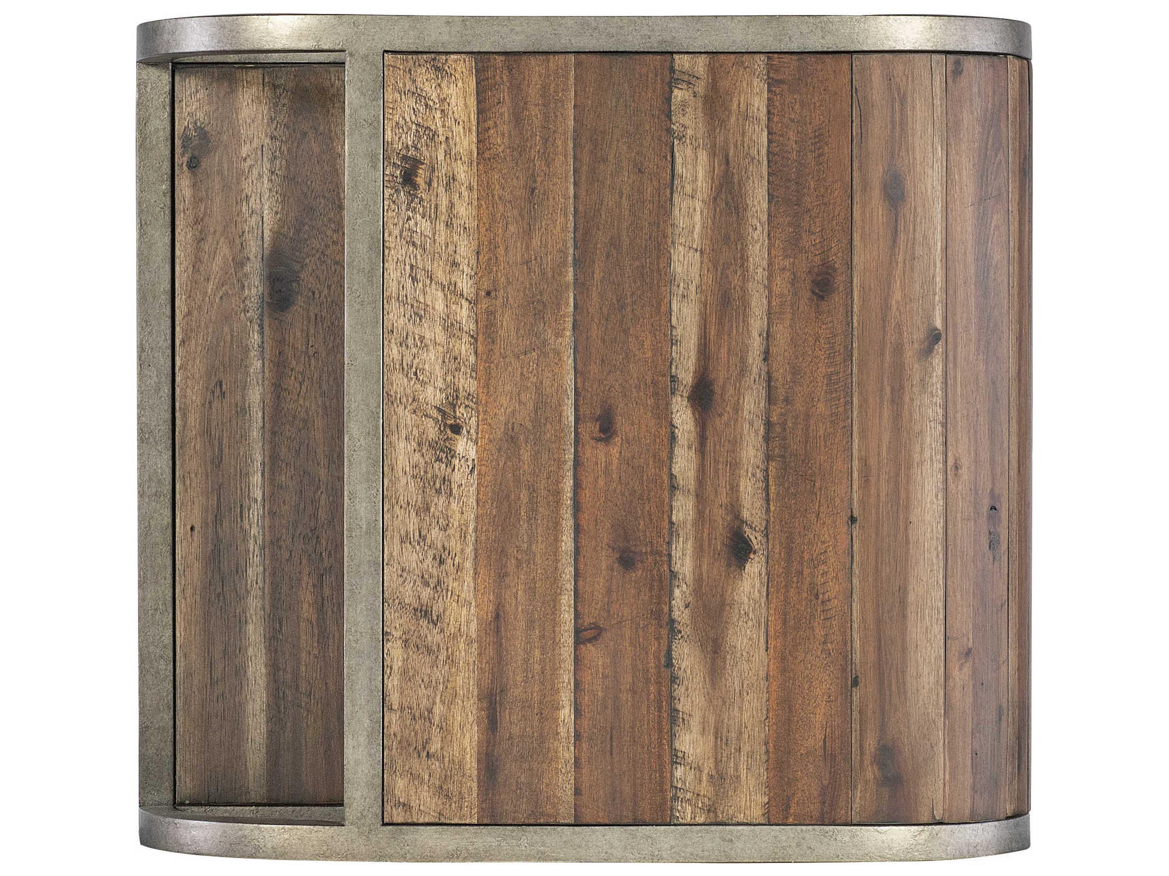 Hooker Furniture Commerce And Market Open Ended Rectangular Wood End Table