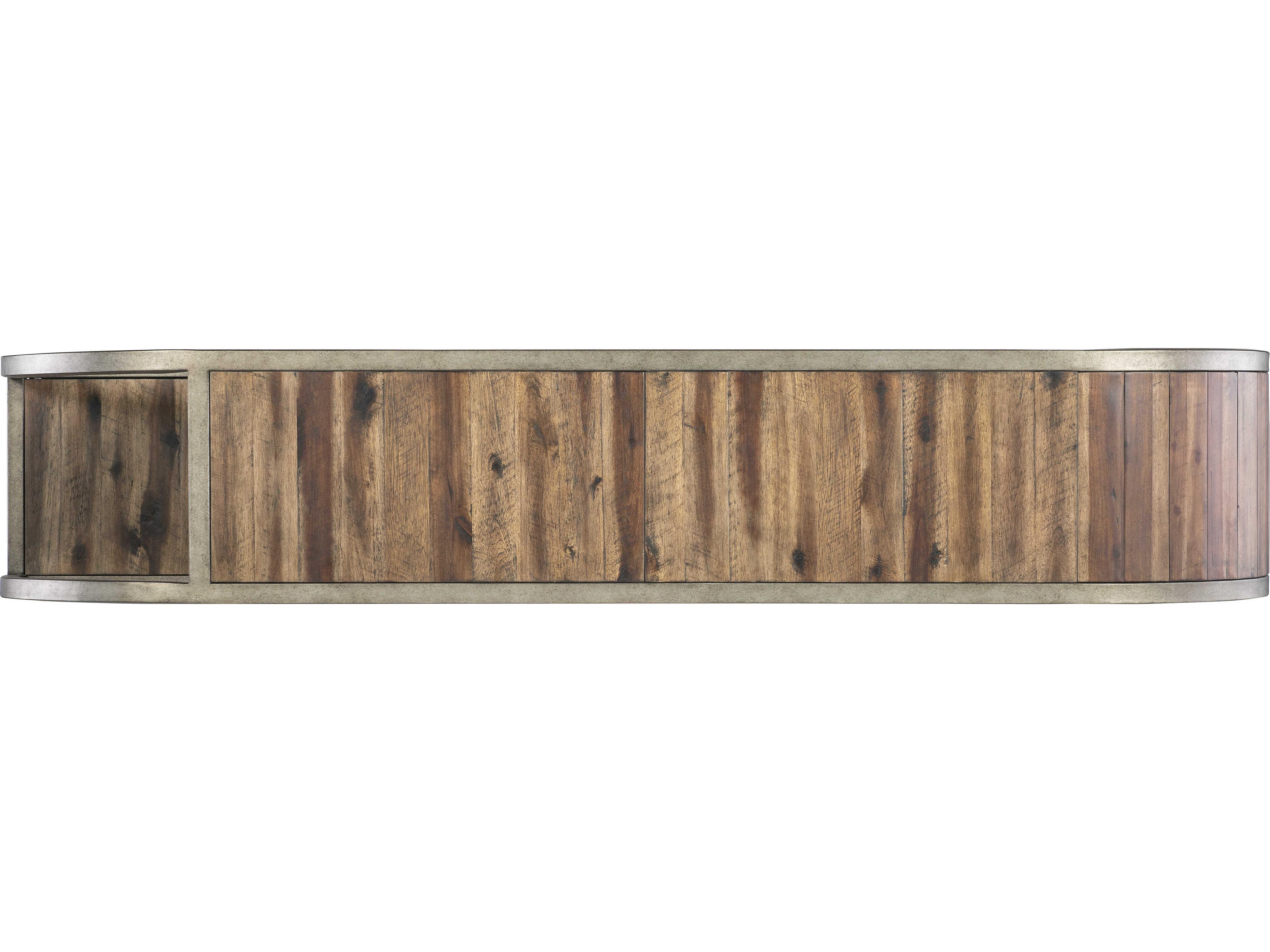 Hooker Furniture Commerce And Market Open Ended Rectangular Wood Console Table