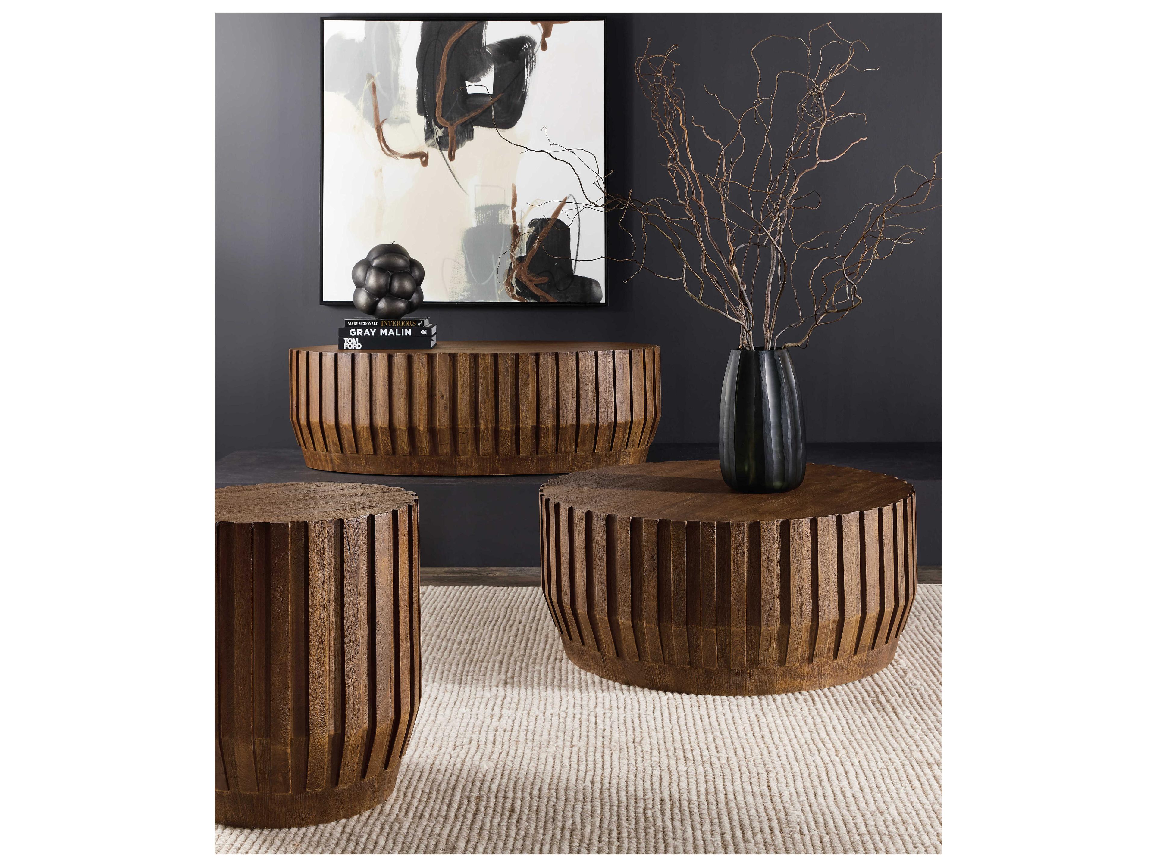 Hooker Furniture Commmarket Round Wood Coffee Table