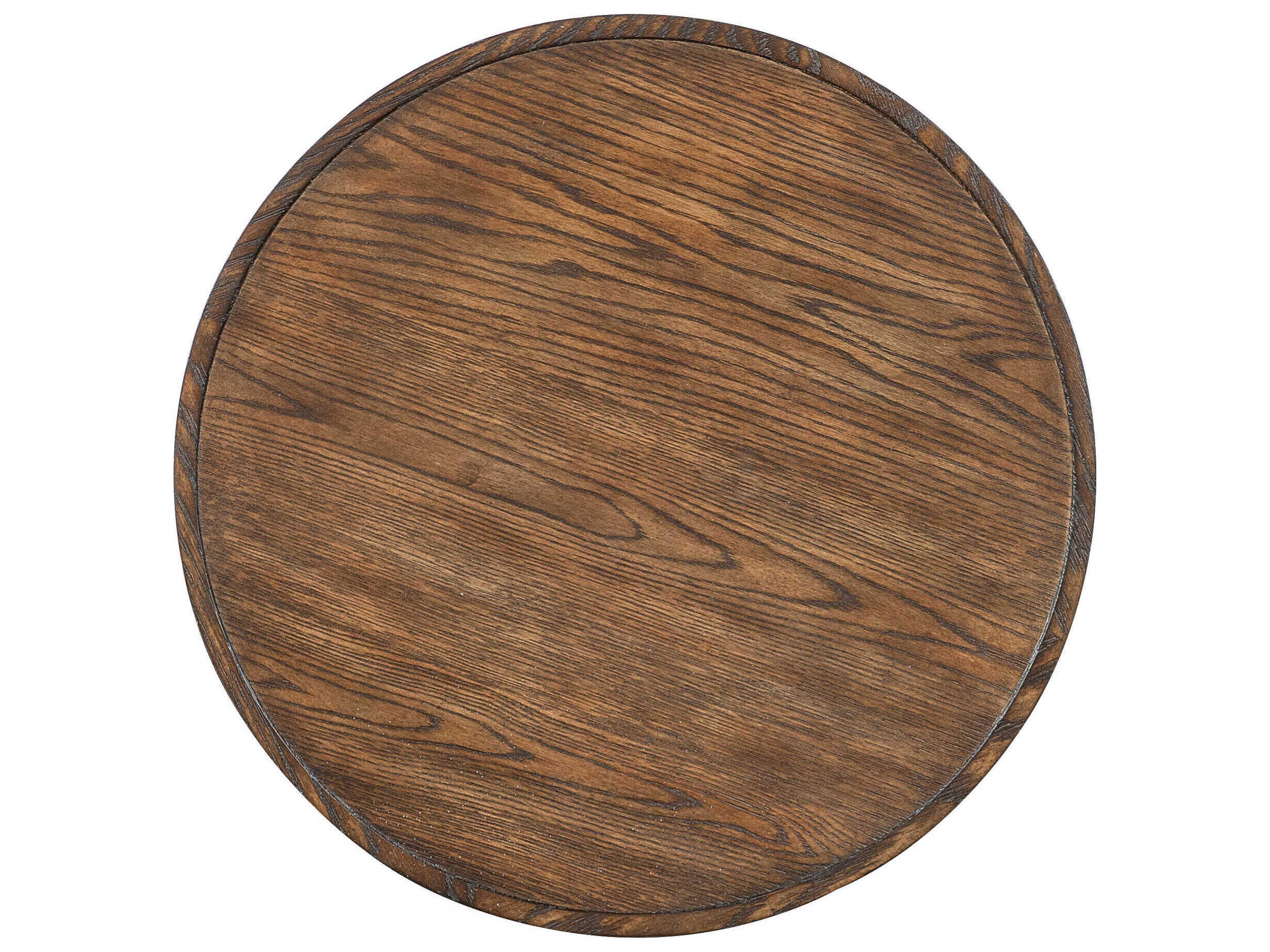 Hooker Furniture Commmarket Round Wood End Table