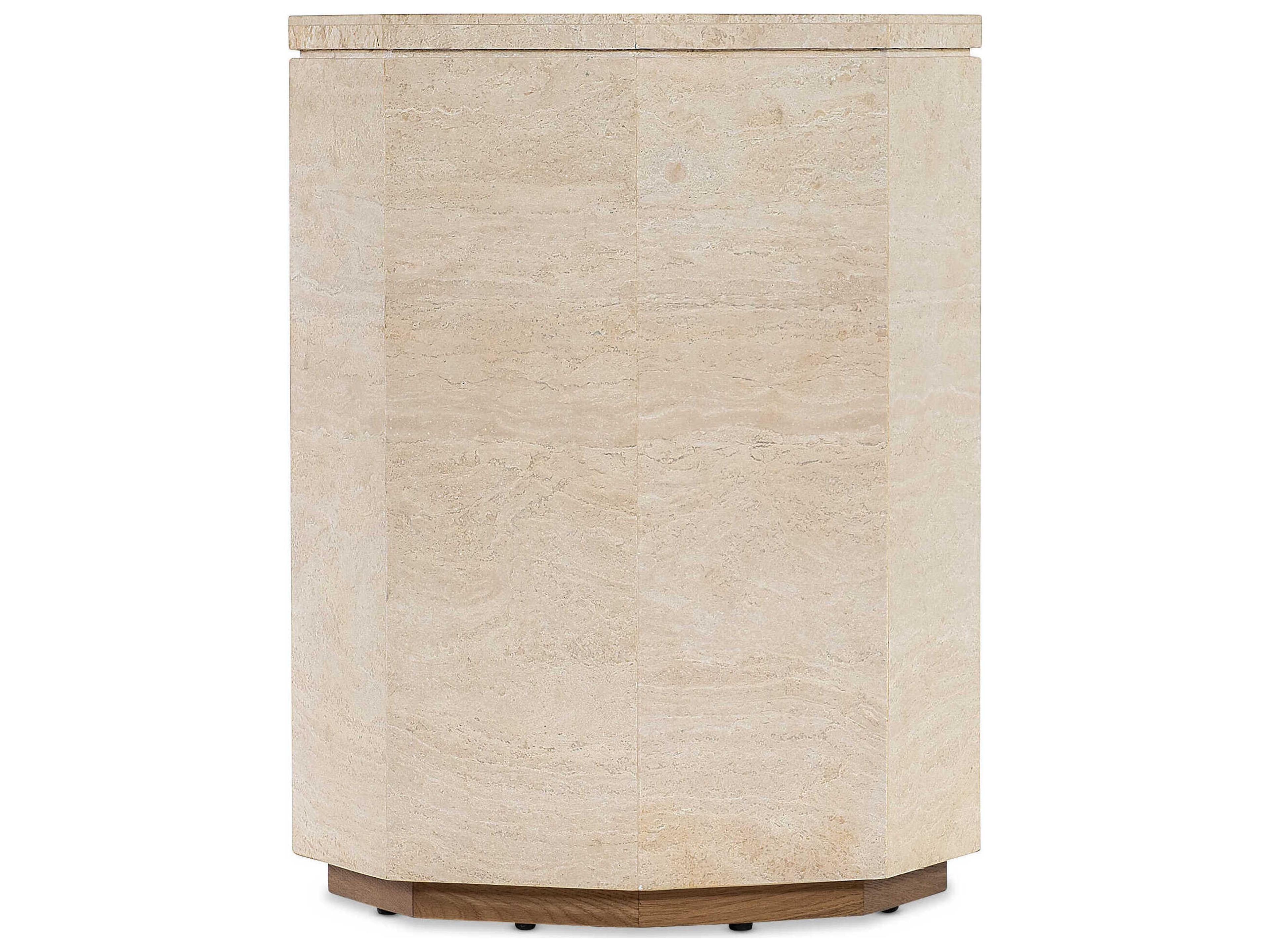 Commerce And Market Octagon Marble Table Natural Beige End