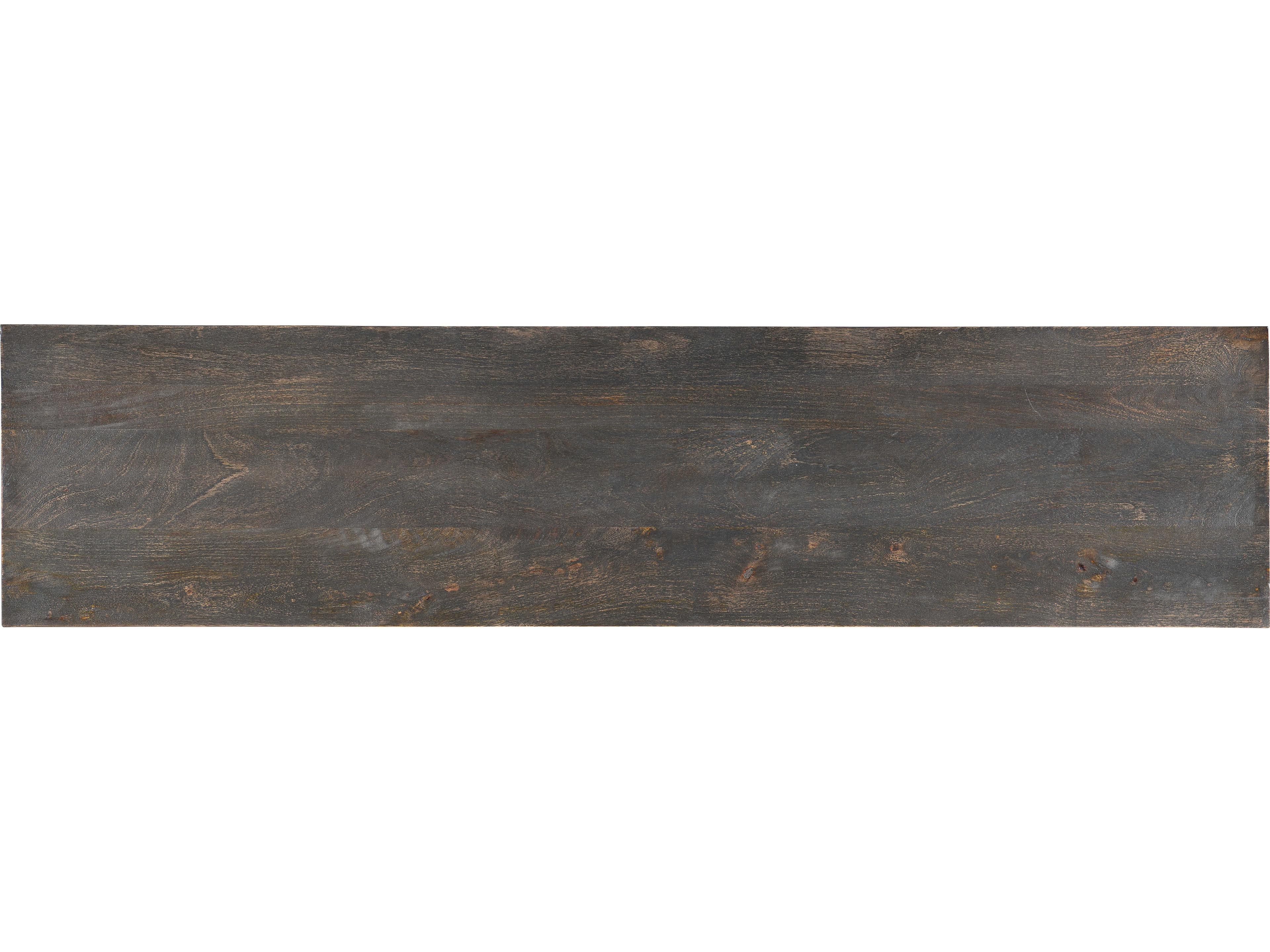 Luxecor Heritage Layer 80" Mango Wood Dark Credenza Sideboard