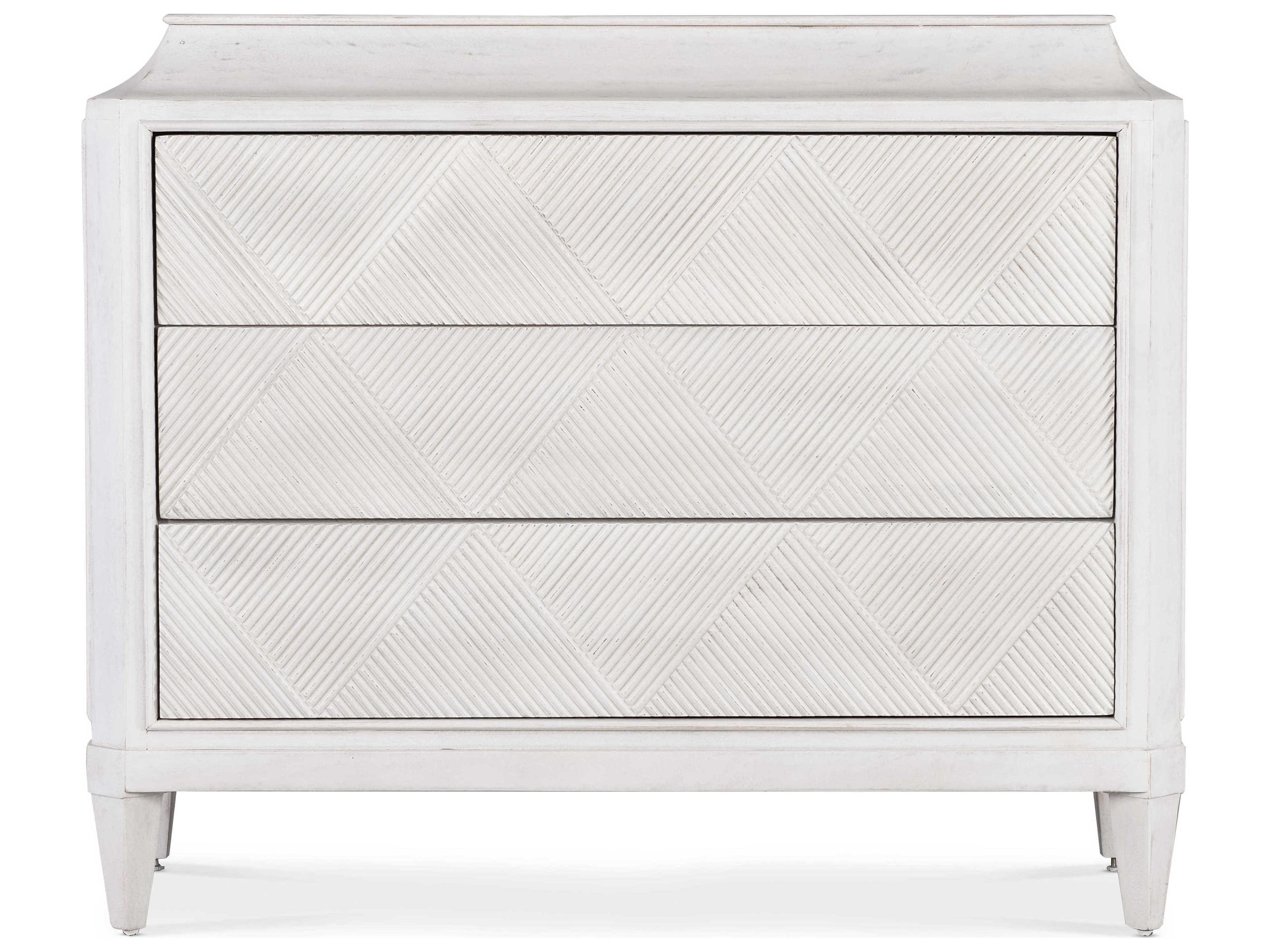 Hooker Furniture Commerce And Market 3-Drawers White Mango Wood Accent Chest