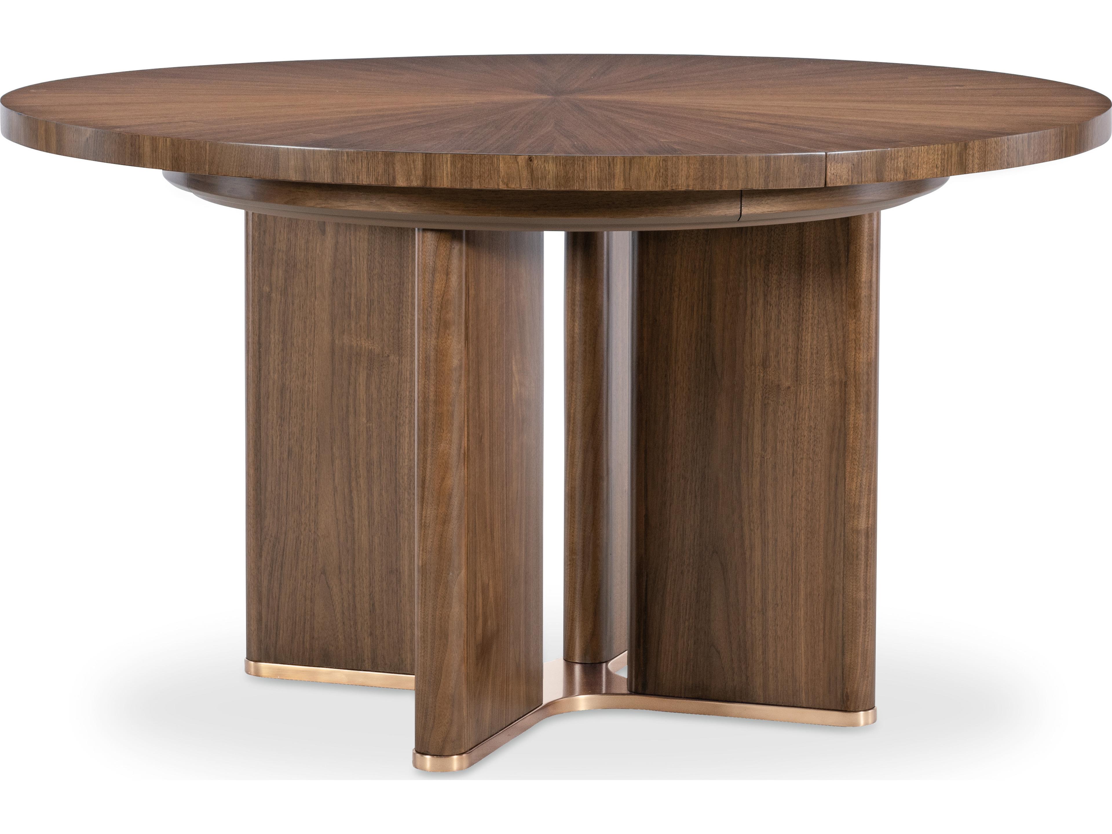 Eleana Eleana Round Dining Table with One 20-inch Leaf