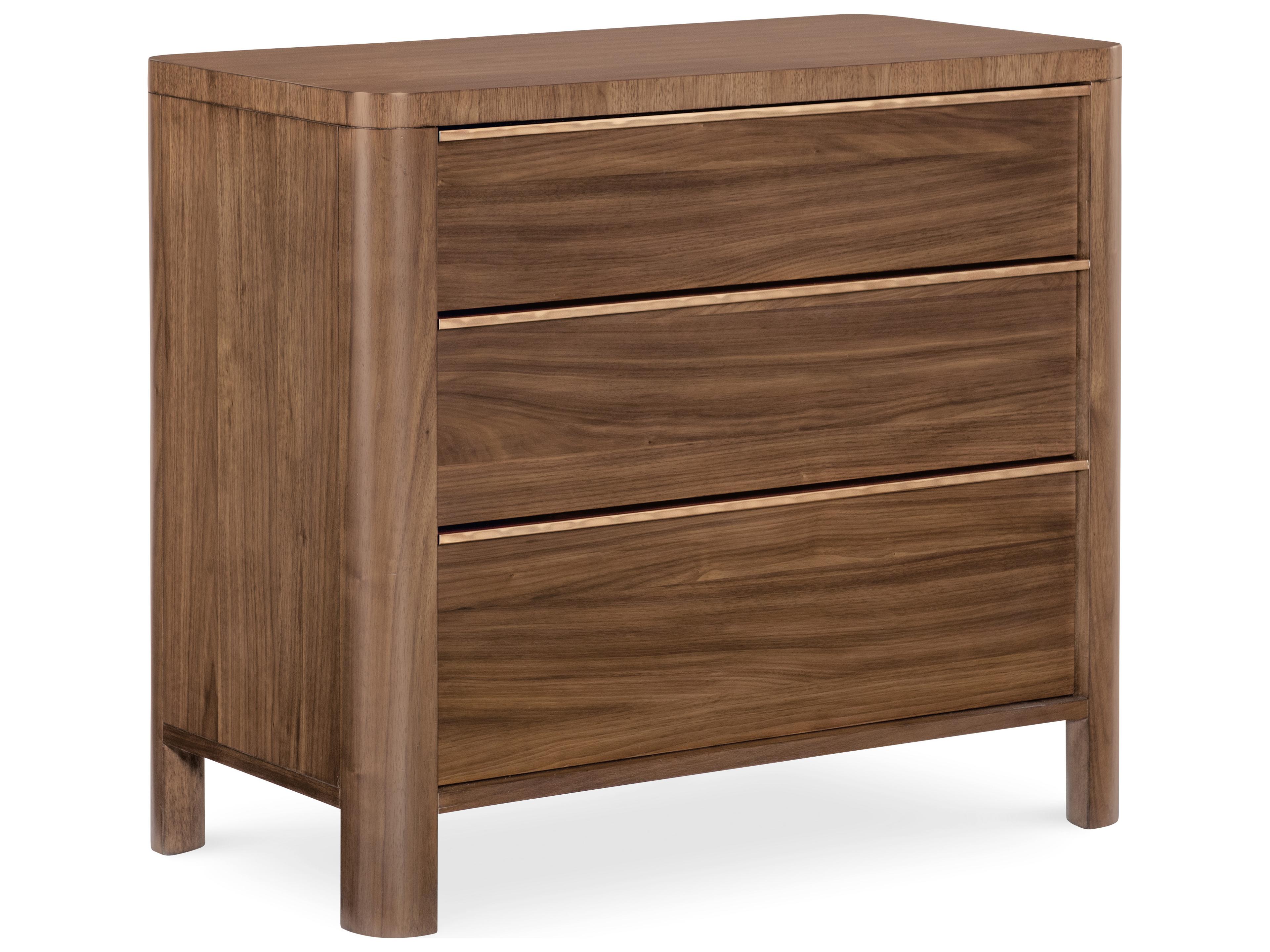Eleana Three Drawer Nightstand