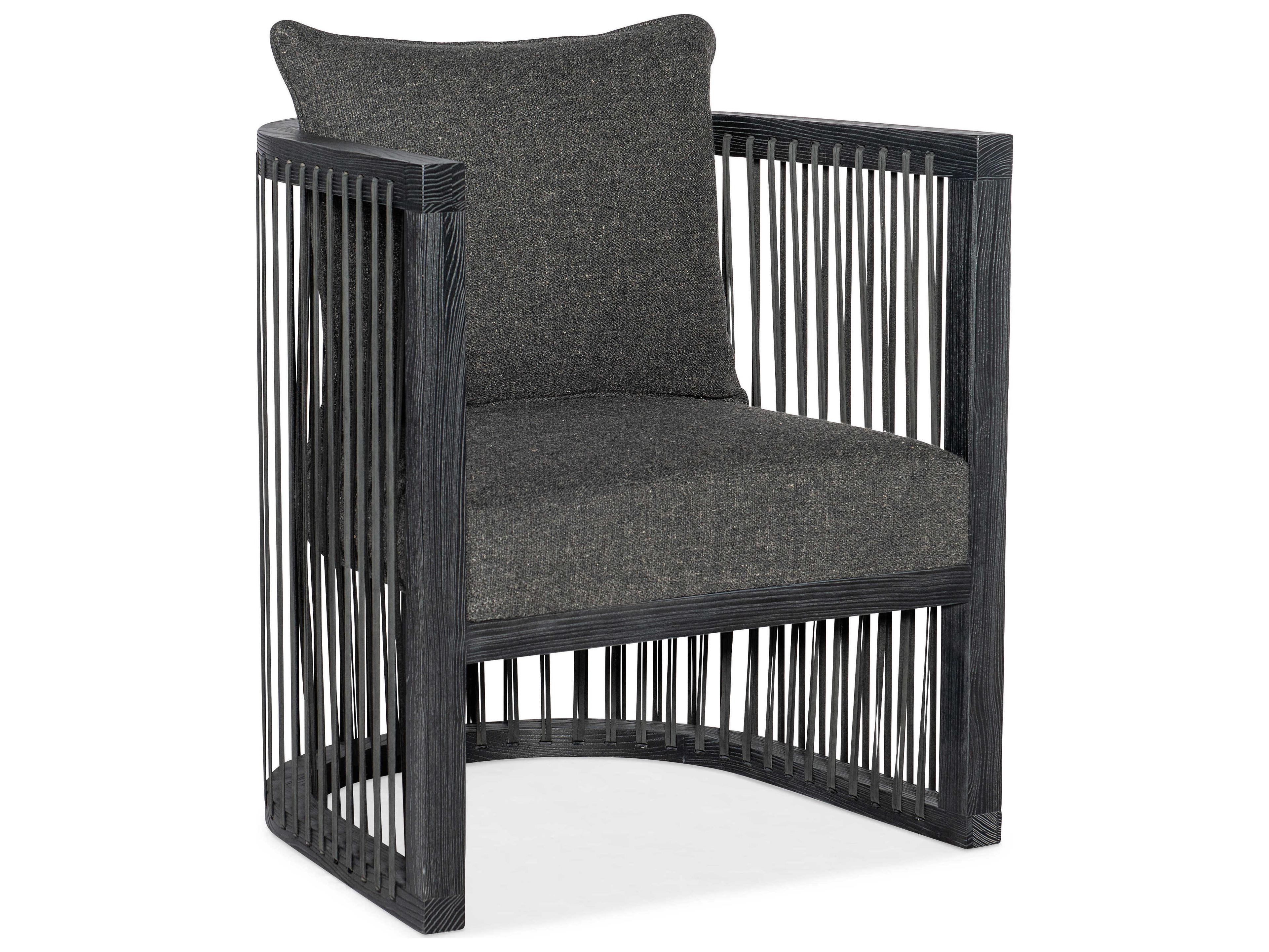 Wilde Black Fabric Accent Chair