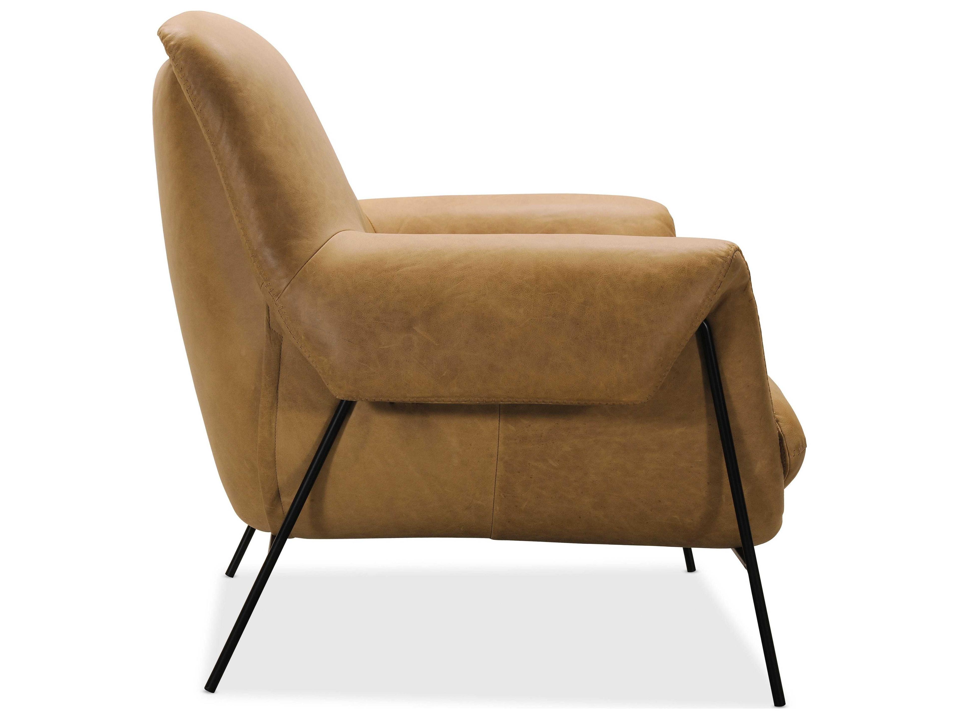 Hooker Furniture Brown Leather Accent Chair