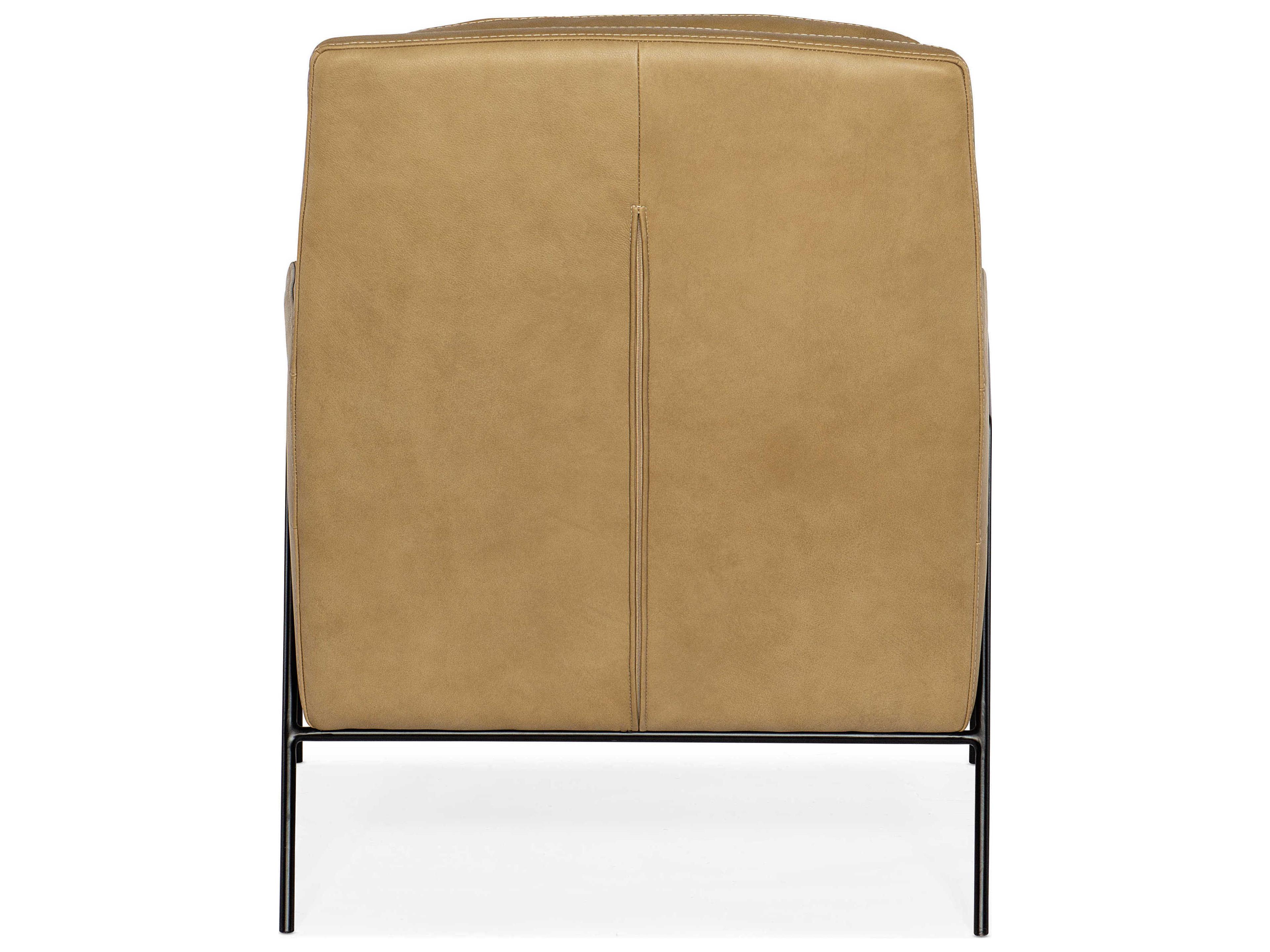 Hooker Furniture Amette Brown Leather Accent Chair