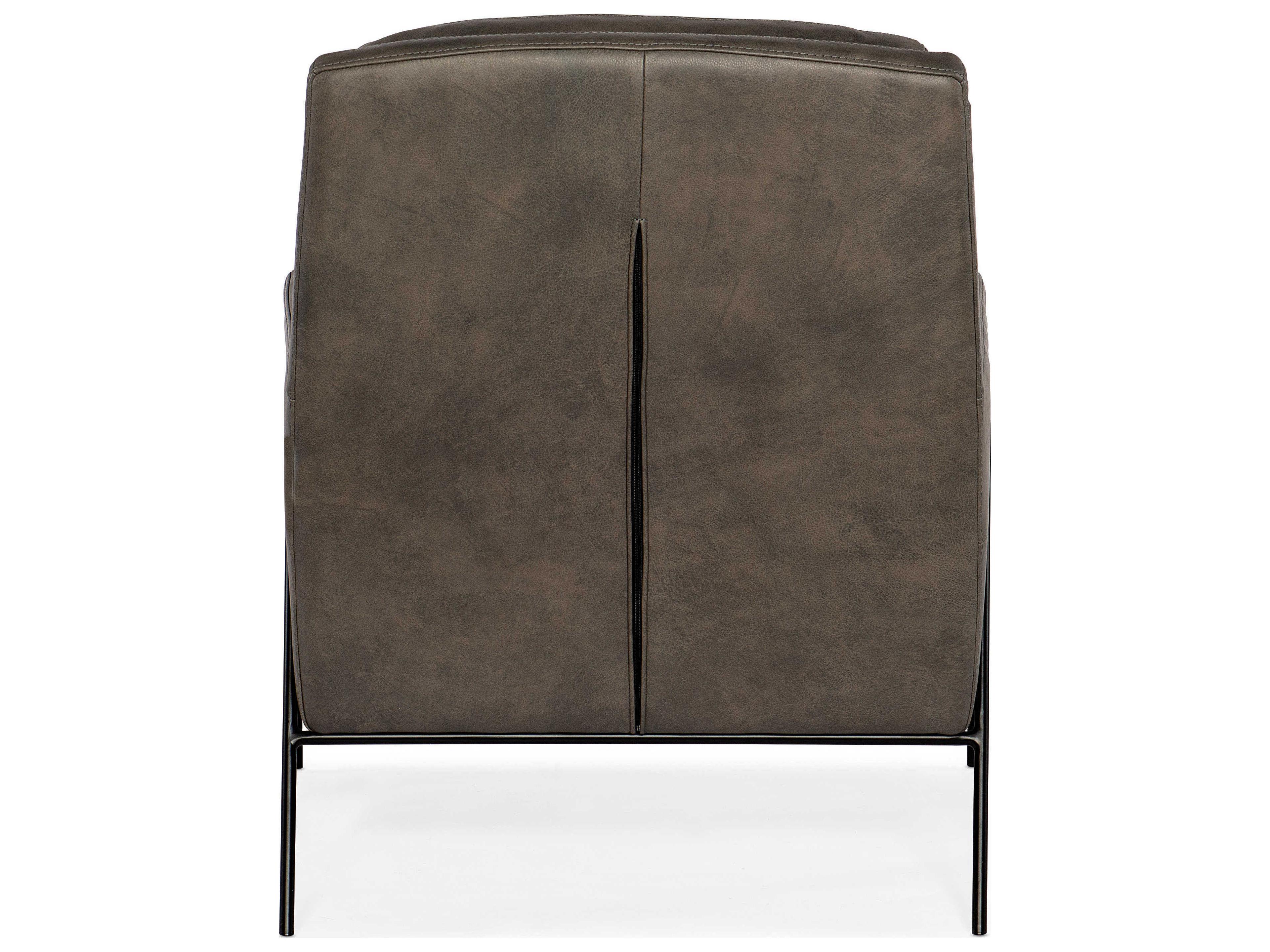 Hooker Furniture Amette Brown Leather Accent Chair
