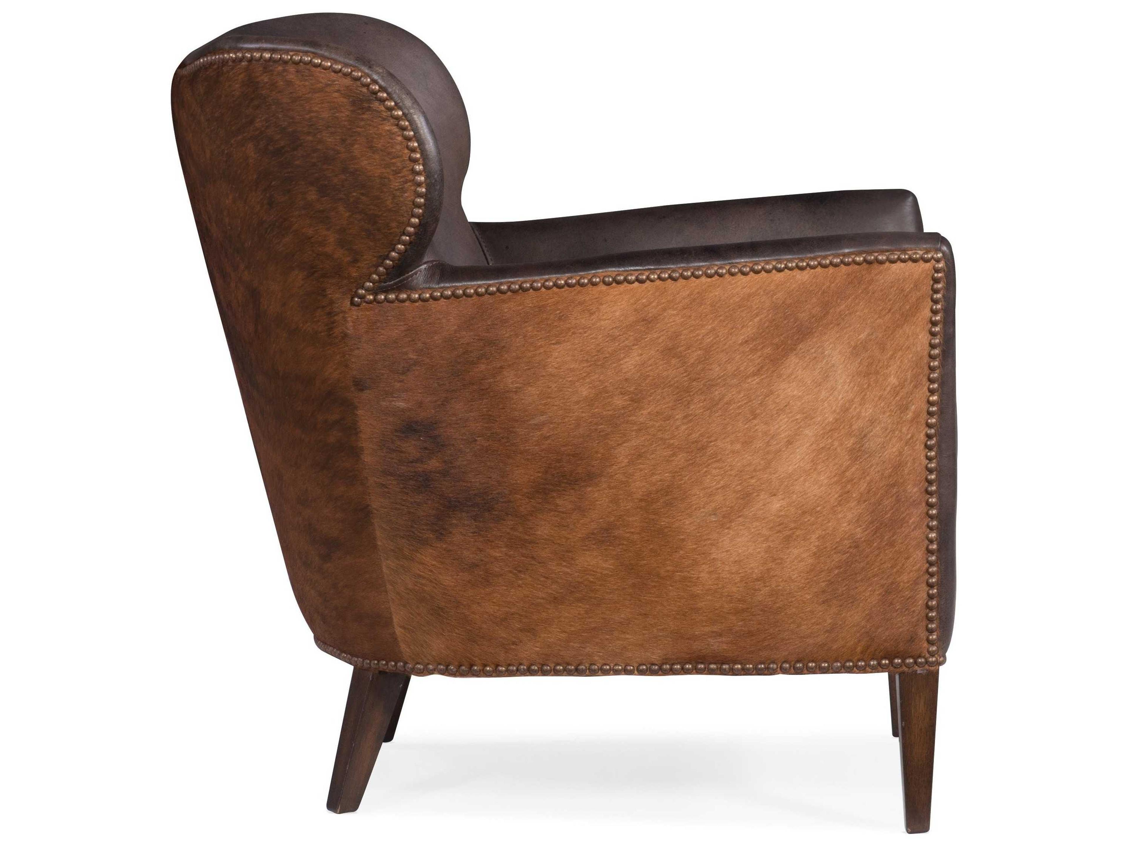 Luxecor Brown Leather Accent Chair
