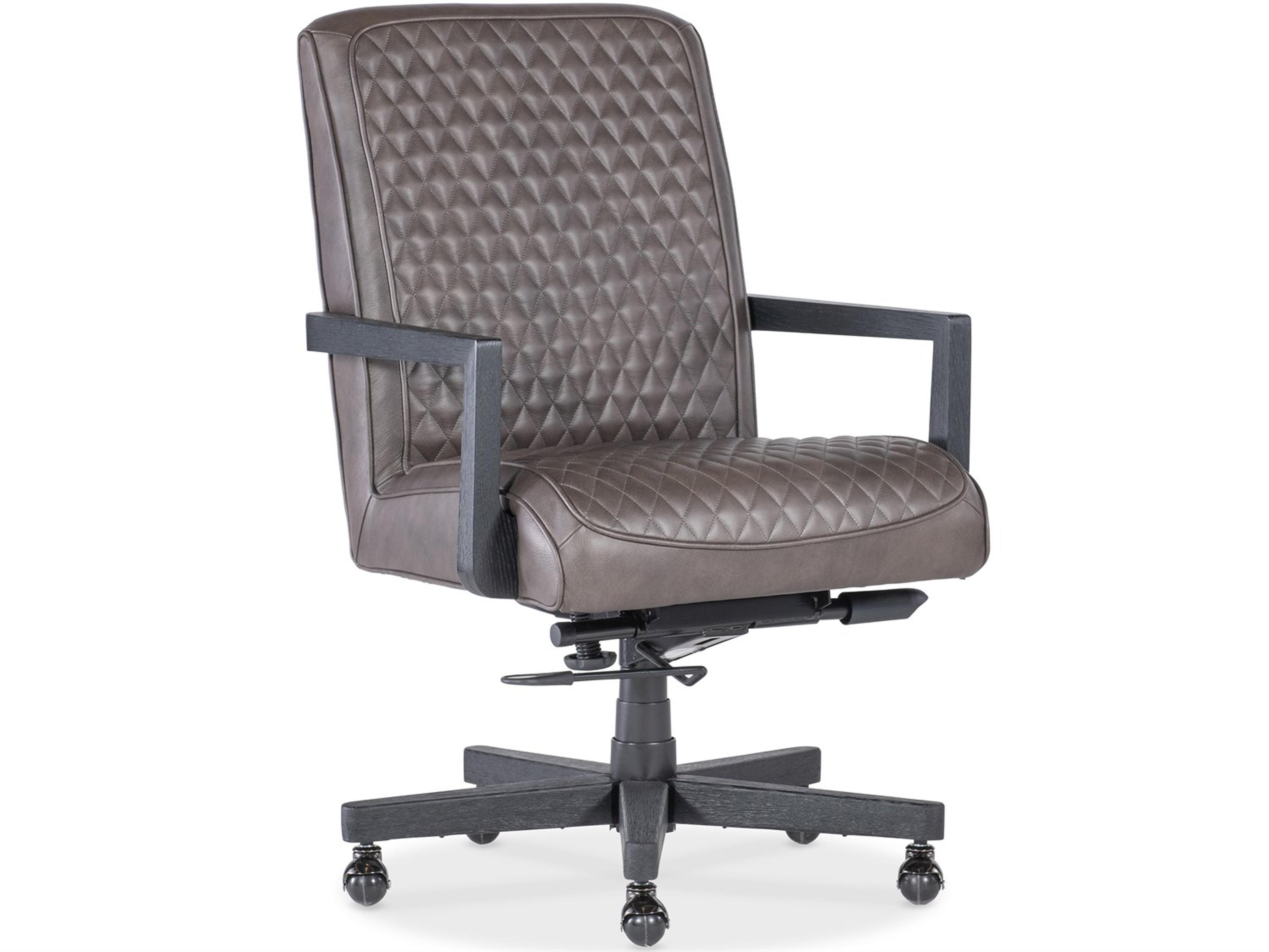 Ec Shadow Leather Adjustable Swivel Tilt Executive Desk Chair