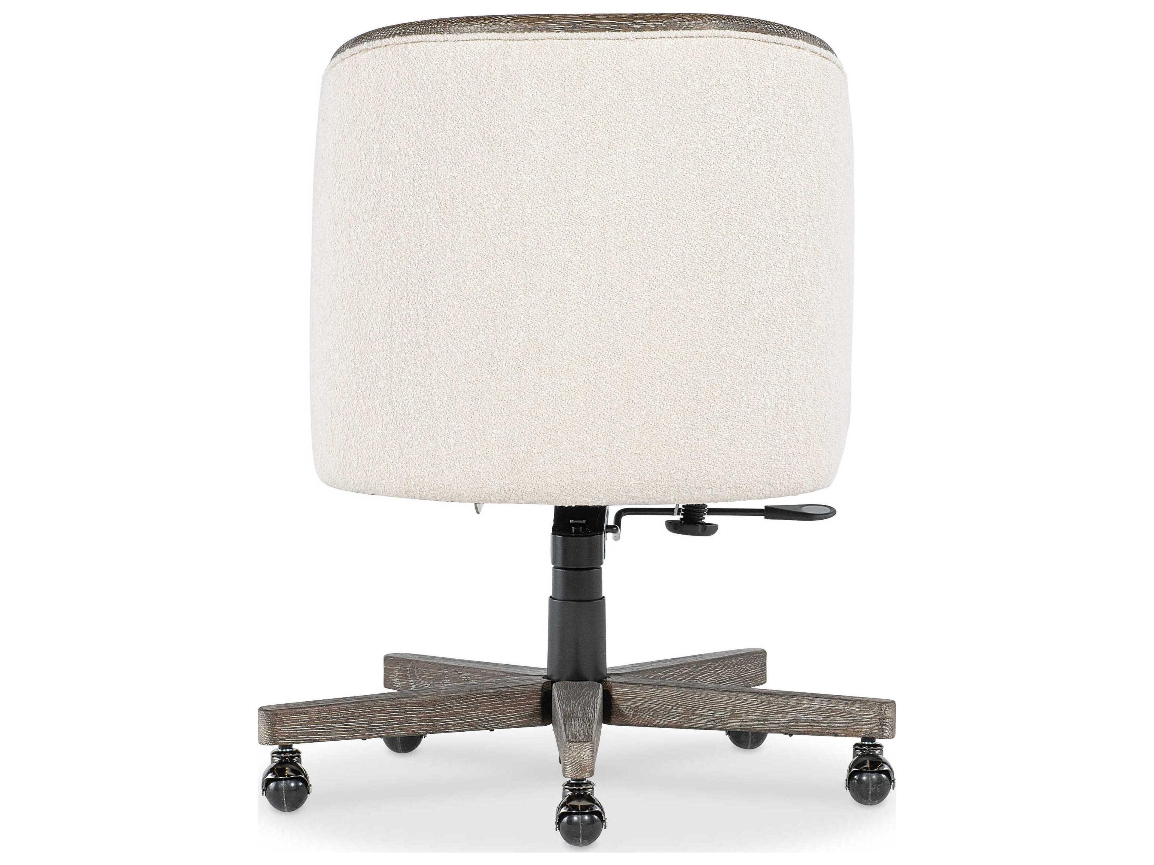 Hooker Furniture Ec Paloma Beige Upholstered Adjustable Swivel Tilt Executive Desk Chair