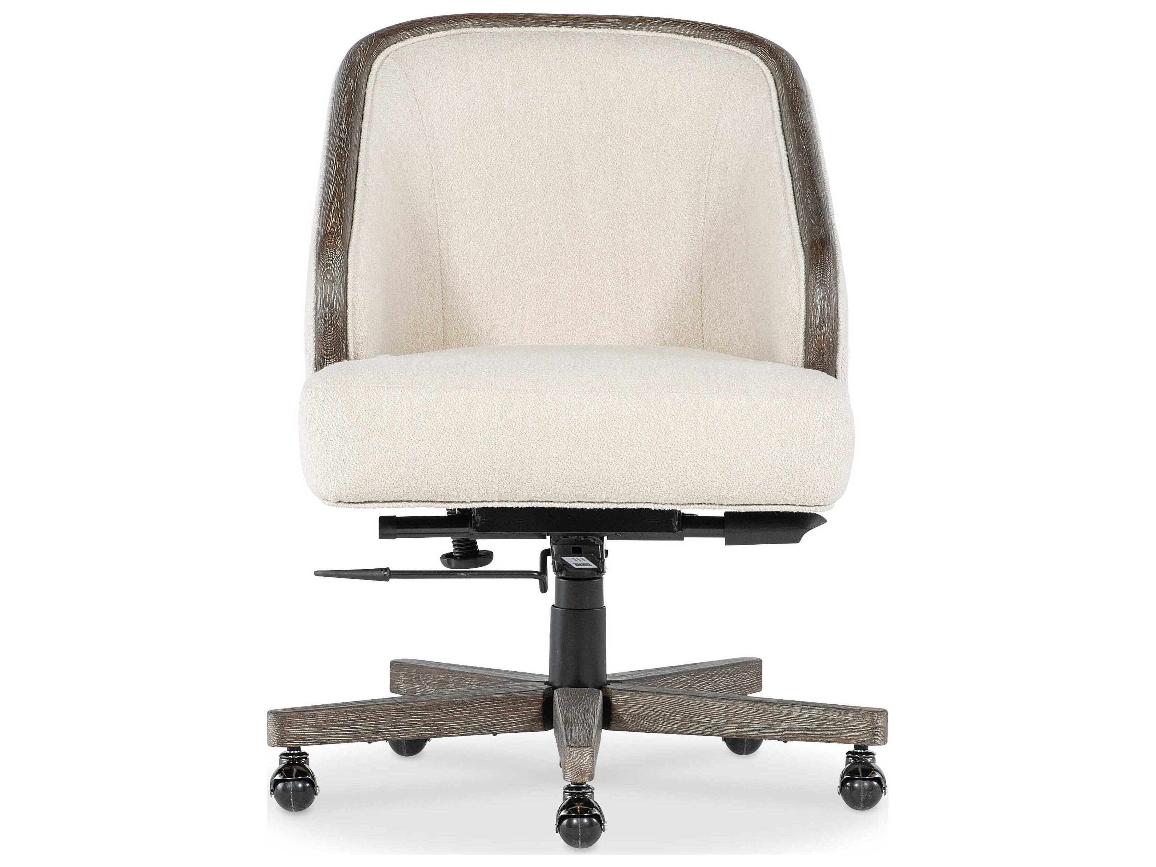 Hooker Furniture Ec Paloma Beige Upholstered Adjustable Swivel Tilt Executive Desk Chair